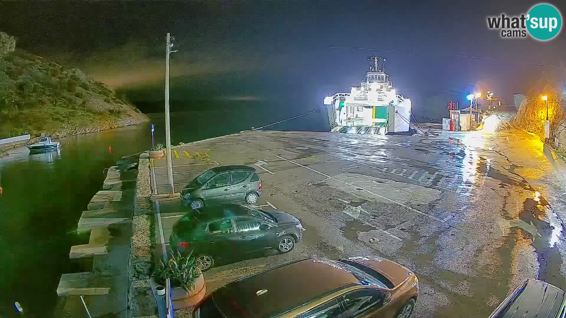 Webcam porto traghetti di Prizna – per l’isola di Pag