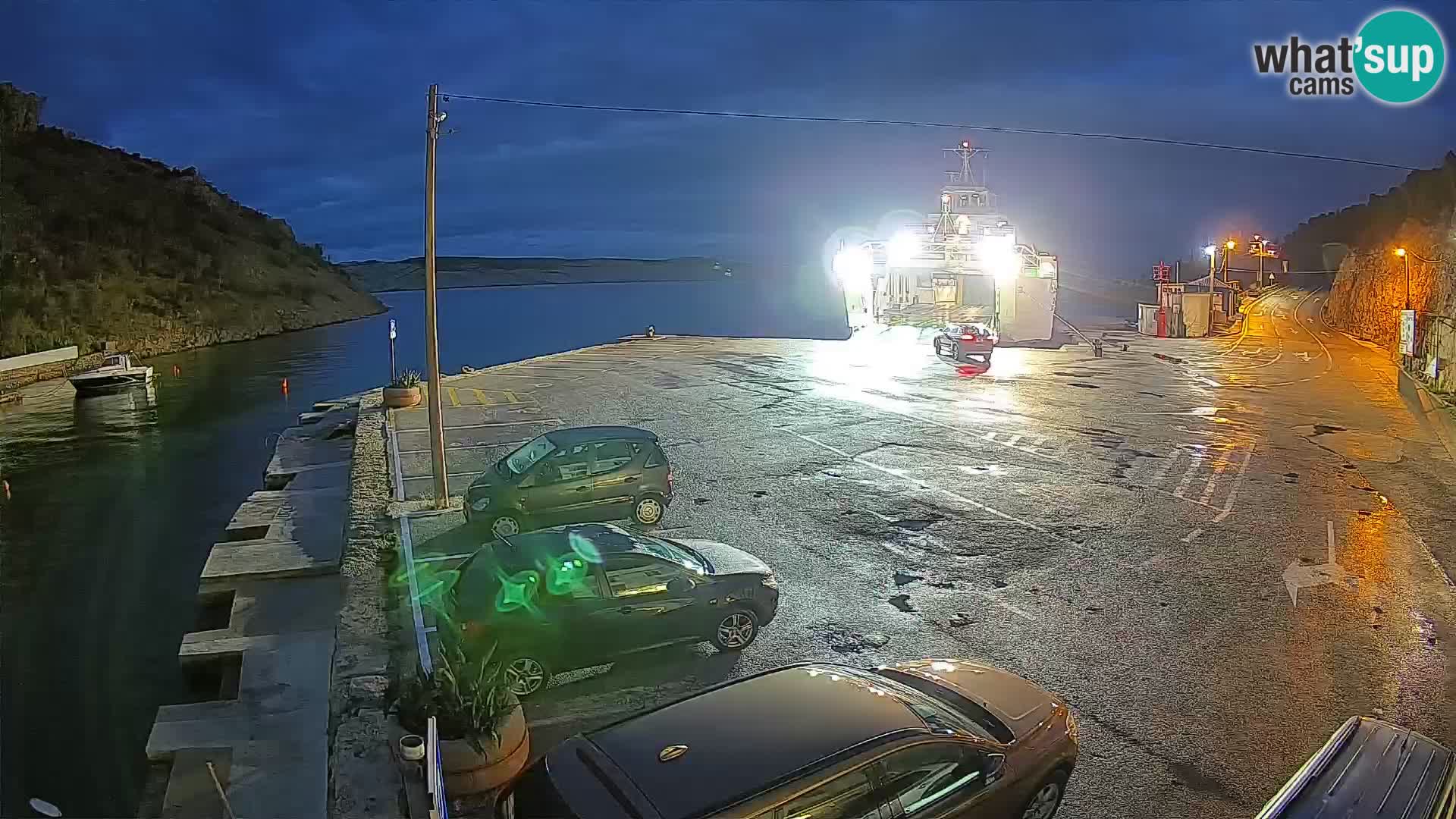 Webcam porto traghetti di Prizna – per l’isola di Pag