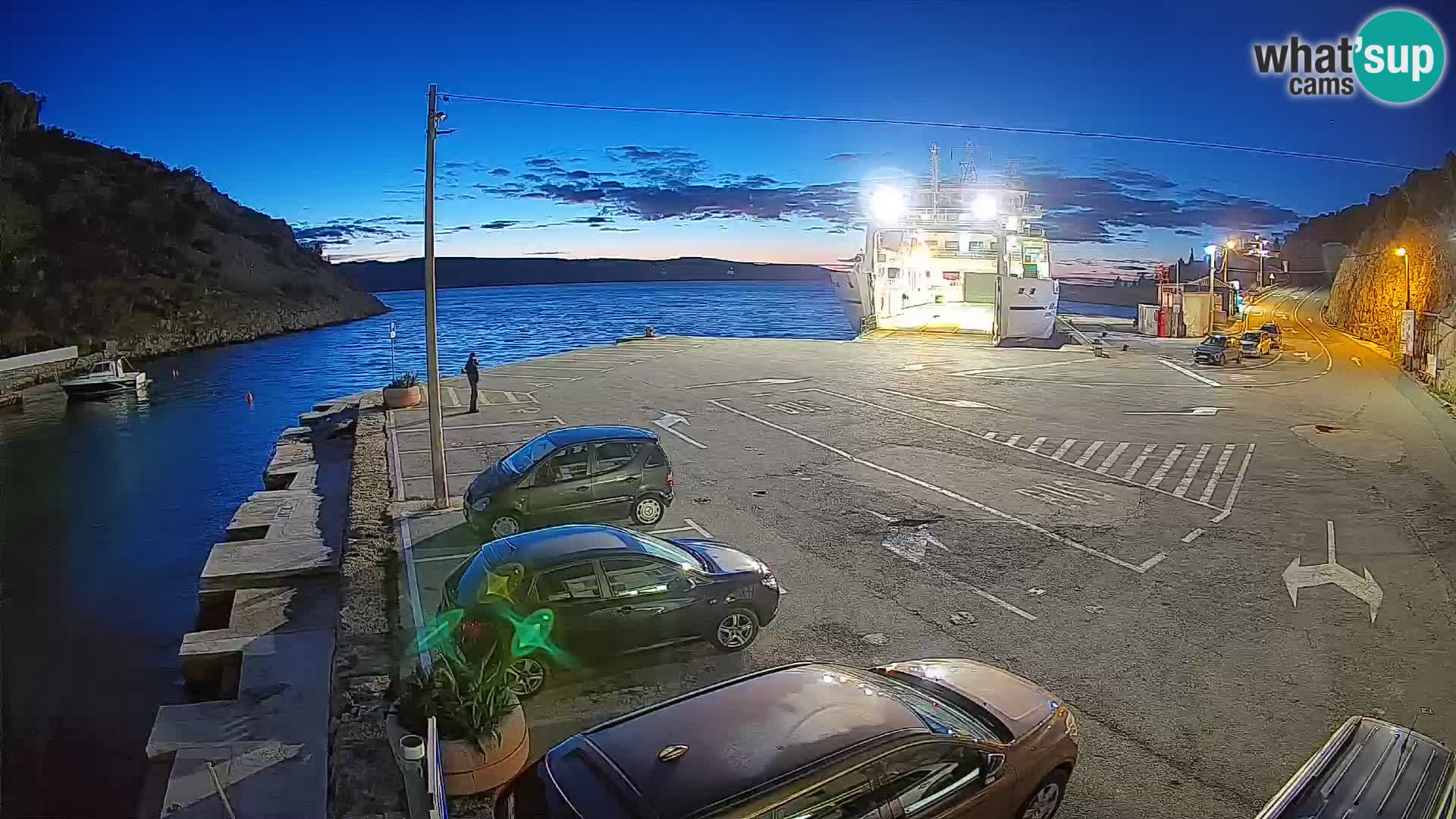 Webcam porto traghetti di Prizna – per l’isola di Pag