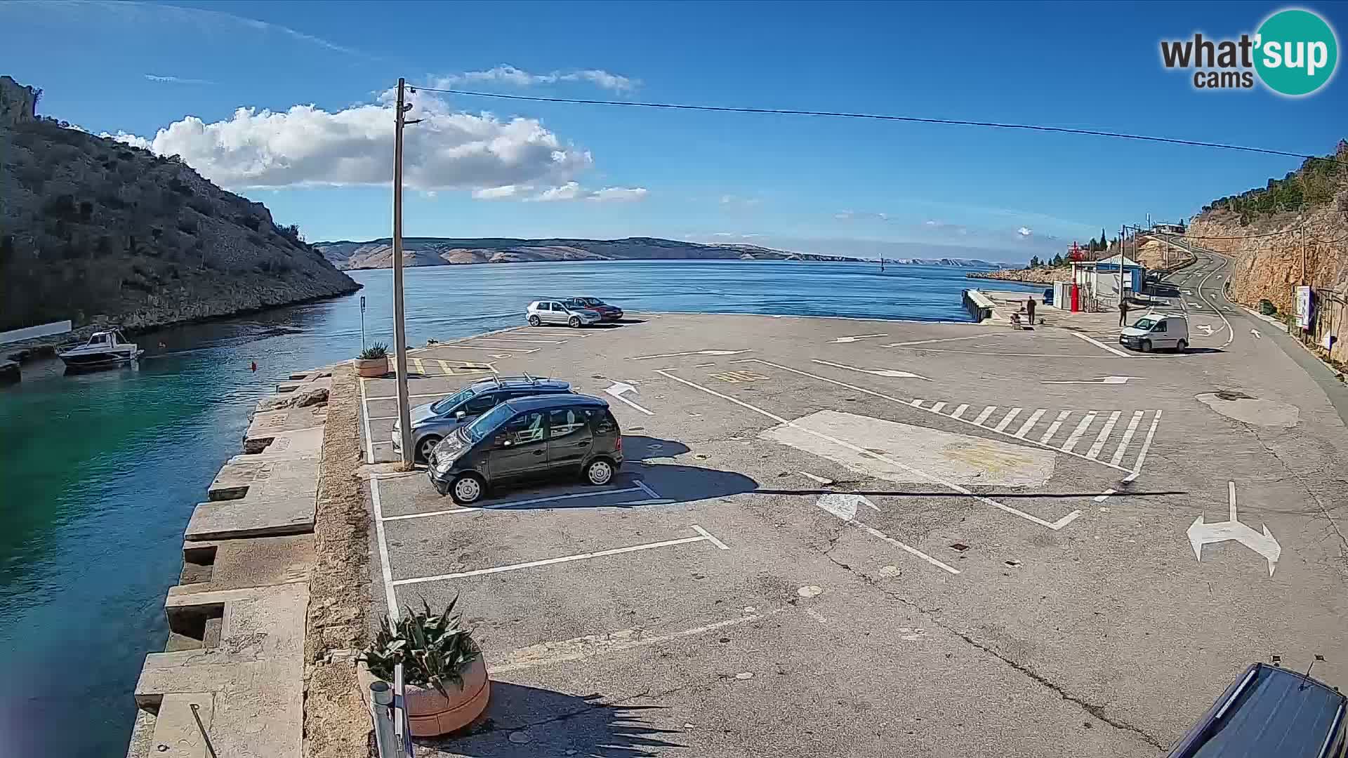 Webcam porto traghetti di Prizna – per l’isola di Pag