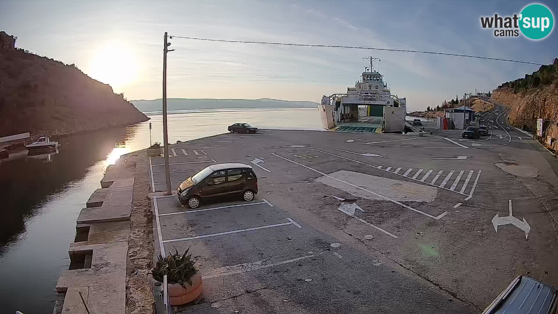 Webcam porto traghetti di Prizna – per l’isola di Pag