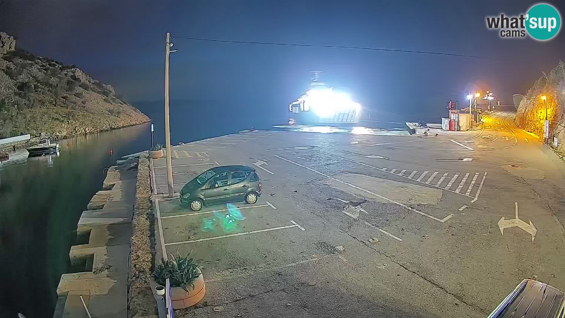 Webcam porto traghetti di Prizna – per l’isola di Pag