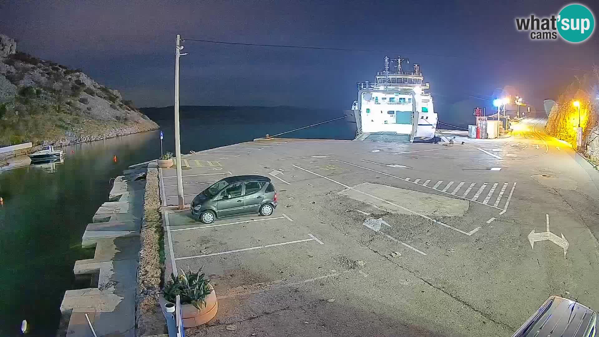 Webcam porto traghetti di Prizna – per l’isola di Pag