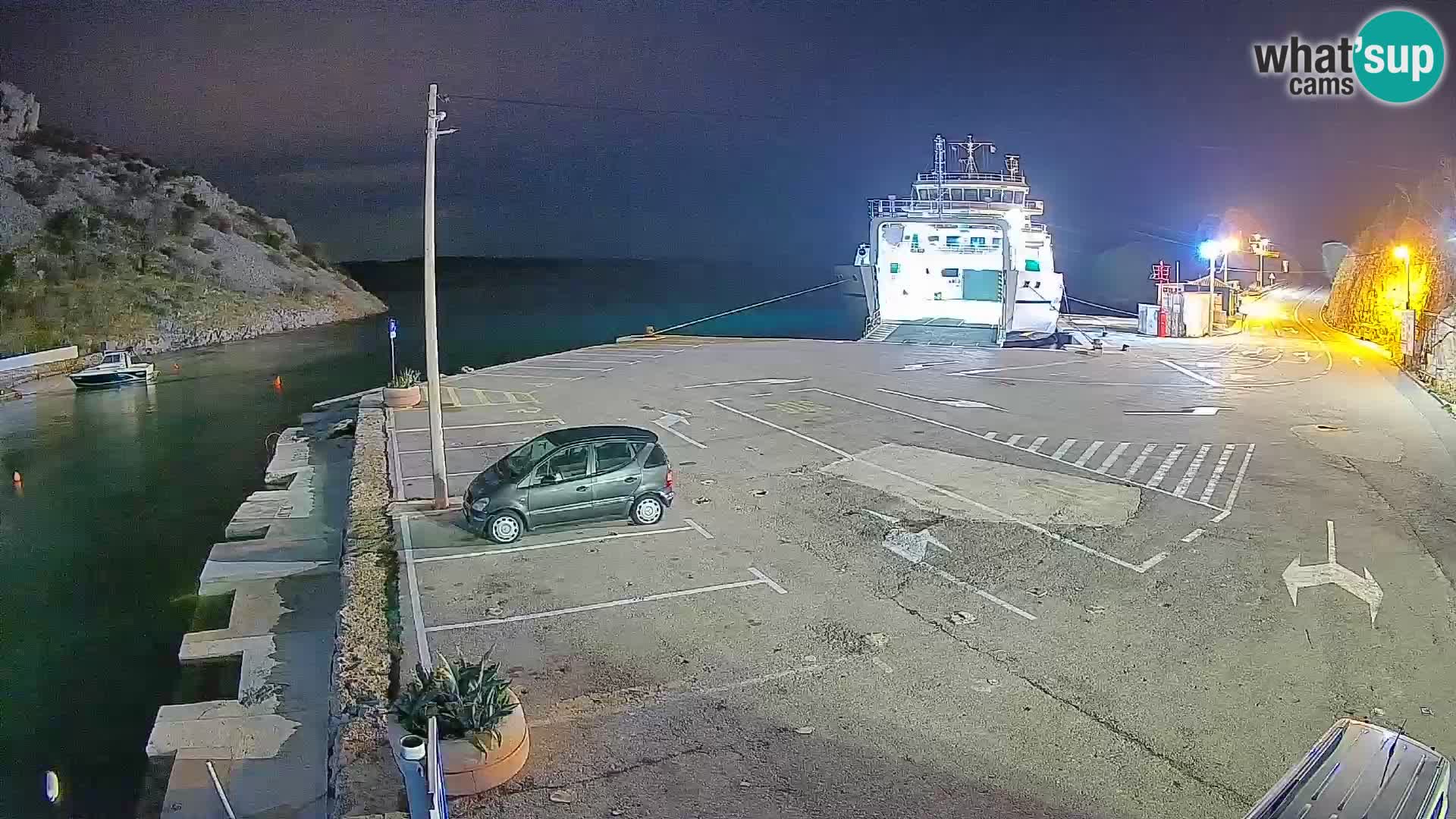 Webcam porto traghetti di Prizna – per l’isola di Pag