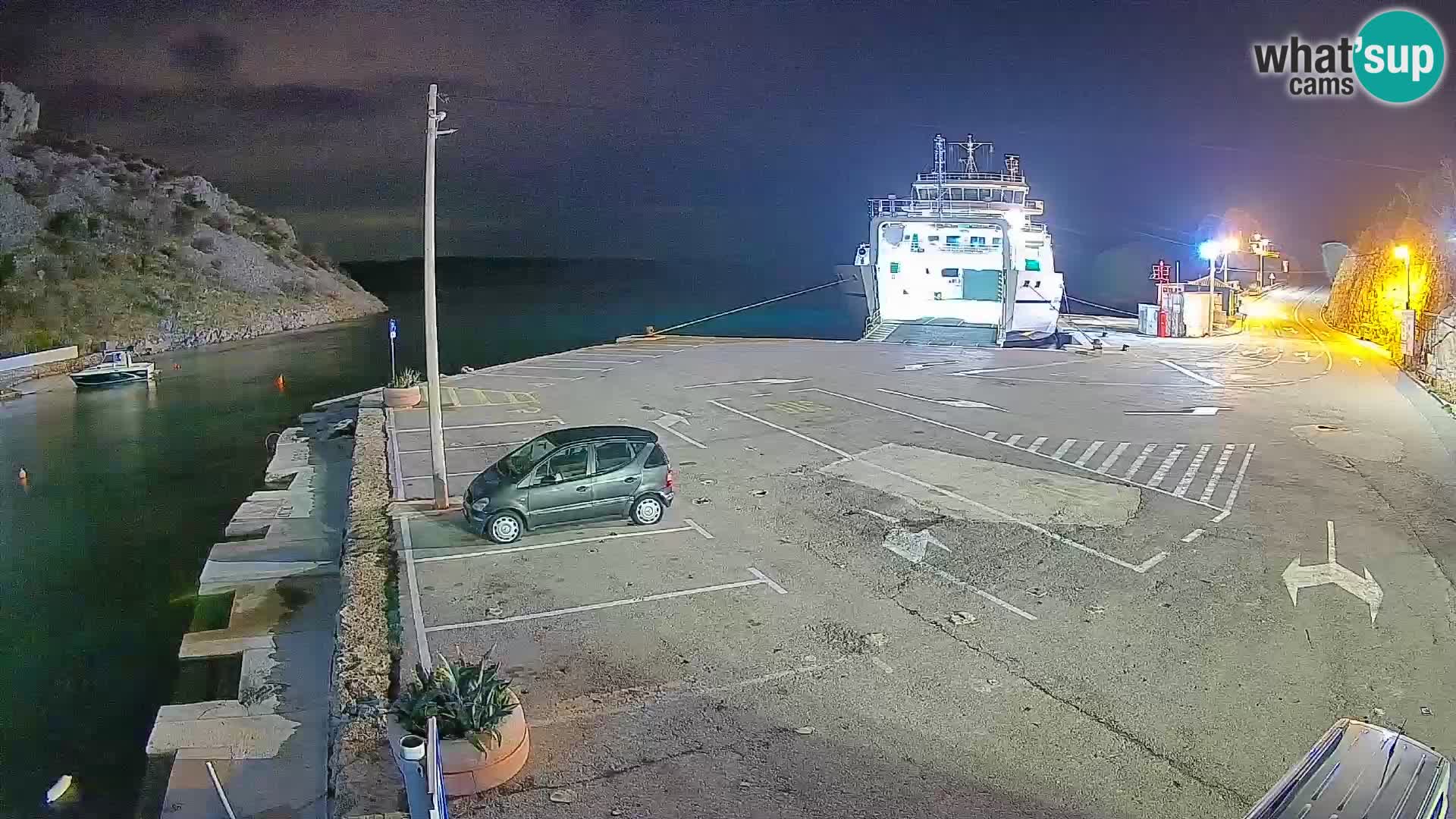 Webcam porto traghetti di Prizna – per l’isola di Pag