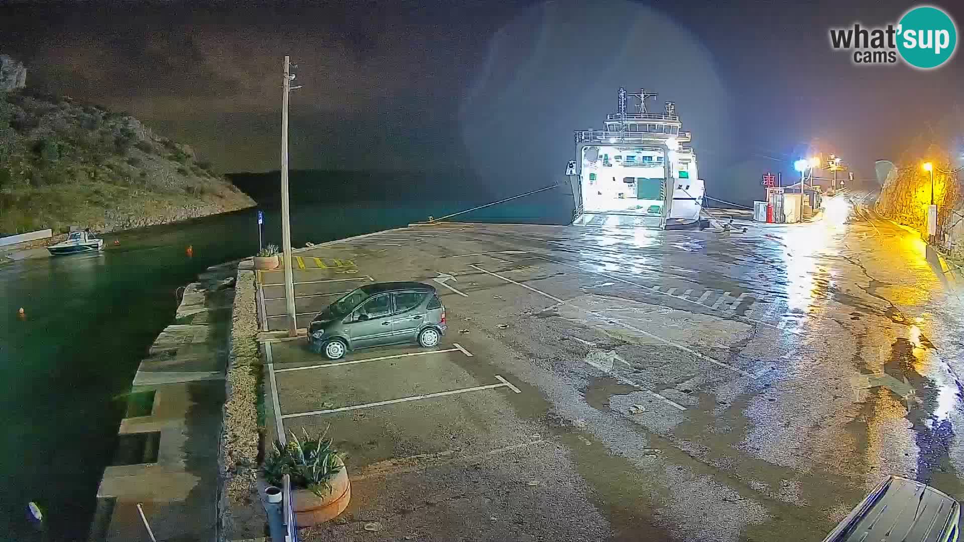 Webcam porto traghetti di Prizna – per l’isola di Pag