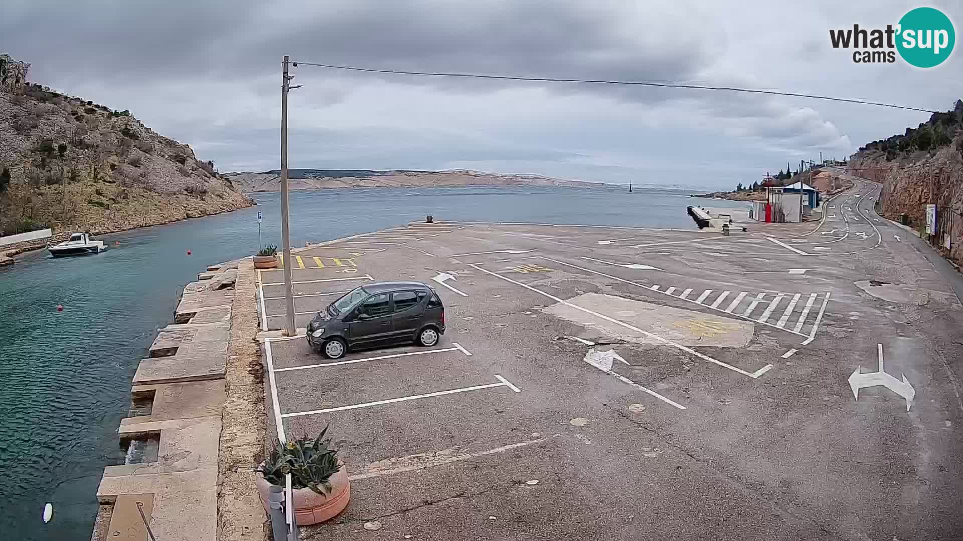 Webcam porto traghetti di Prizna – per l’isola di Pag