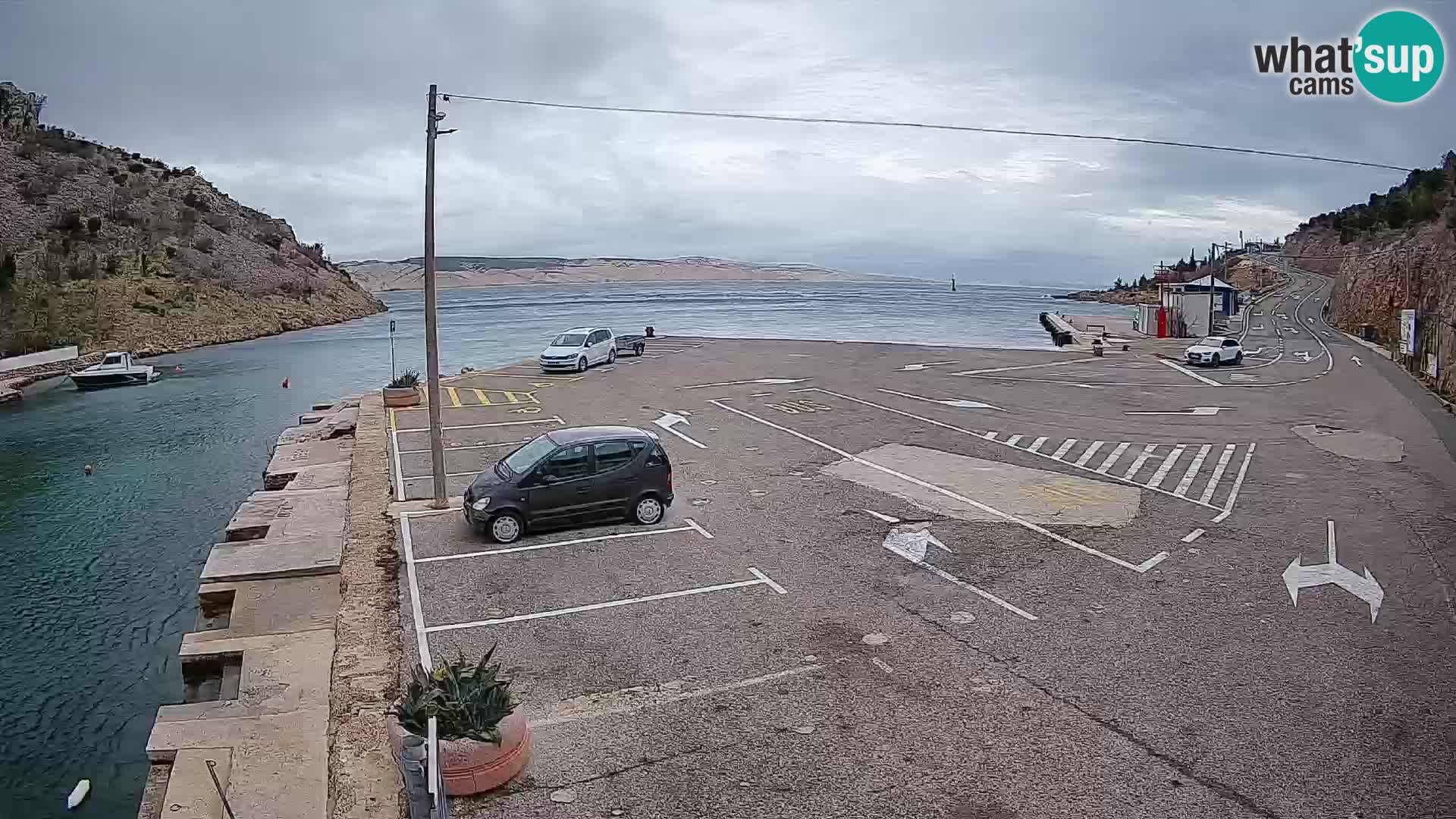 Webcam porto traghetti di Prizna – per l’isola di Pag