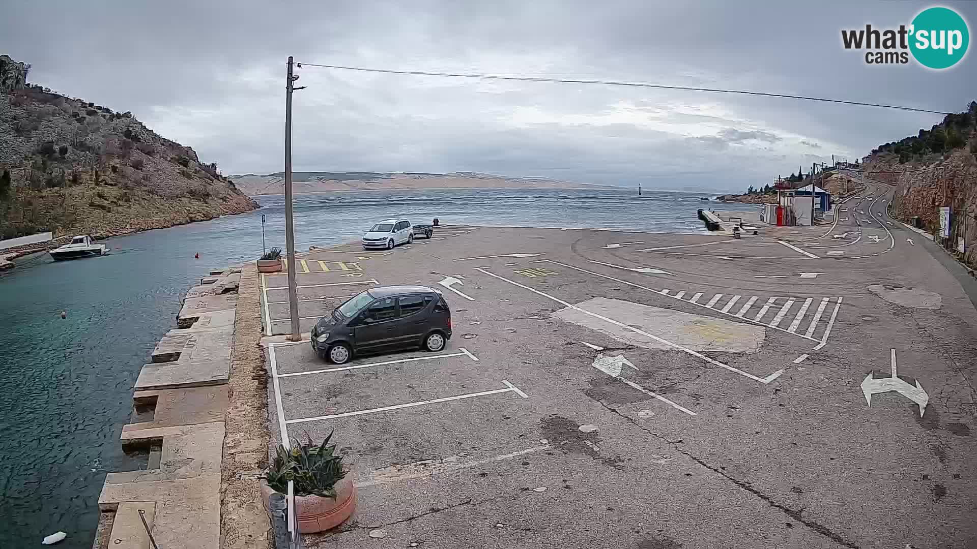 Webcam porto traghetti di Prizna – per l’isola di Pag