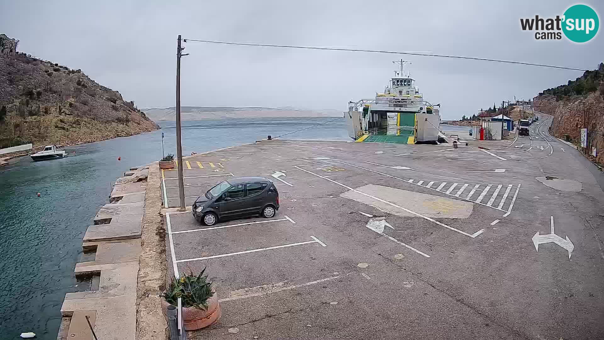 Webcam porto traghetti di Prizna – per l’isola di Pag