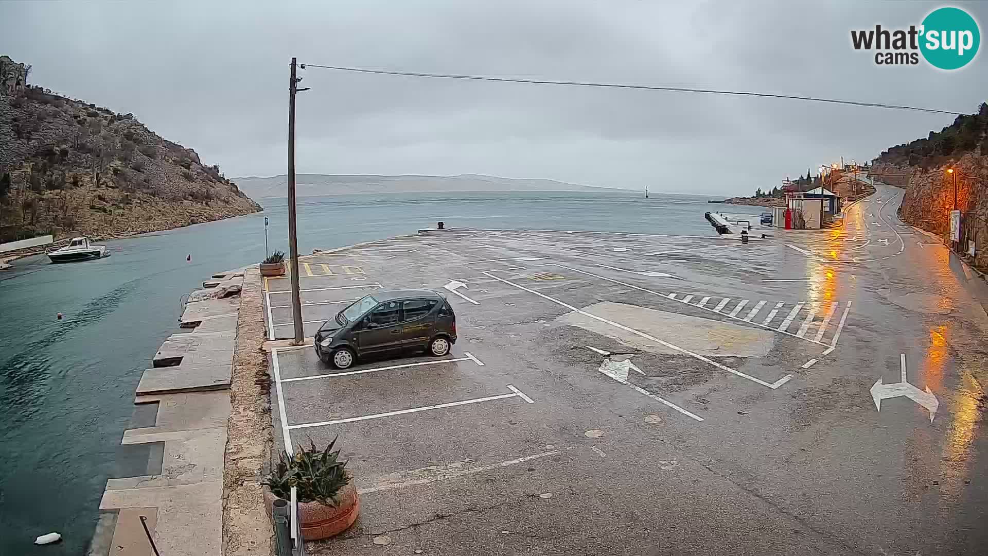 Webcam porto traghetti di Prizna – per l’isola di Pag