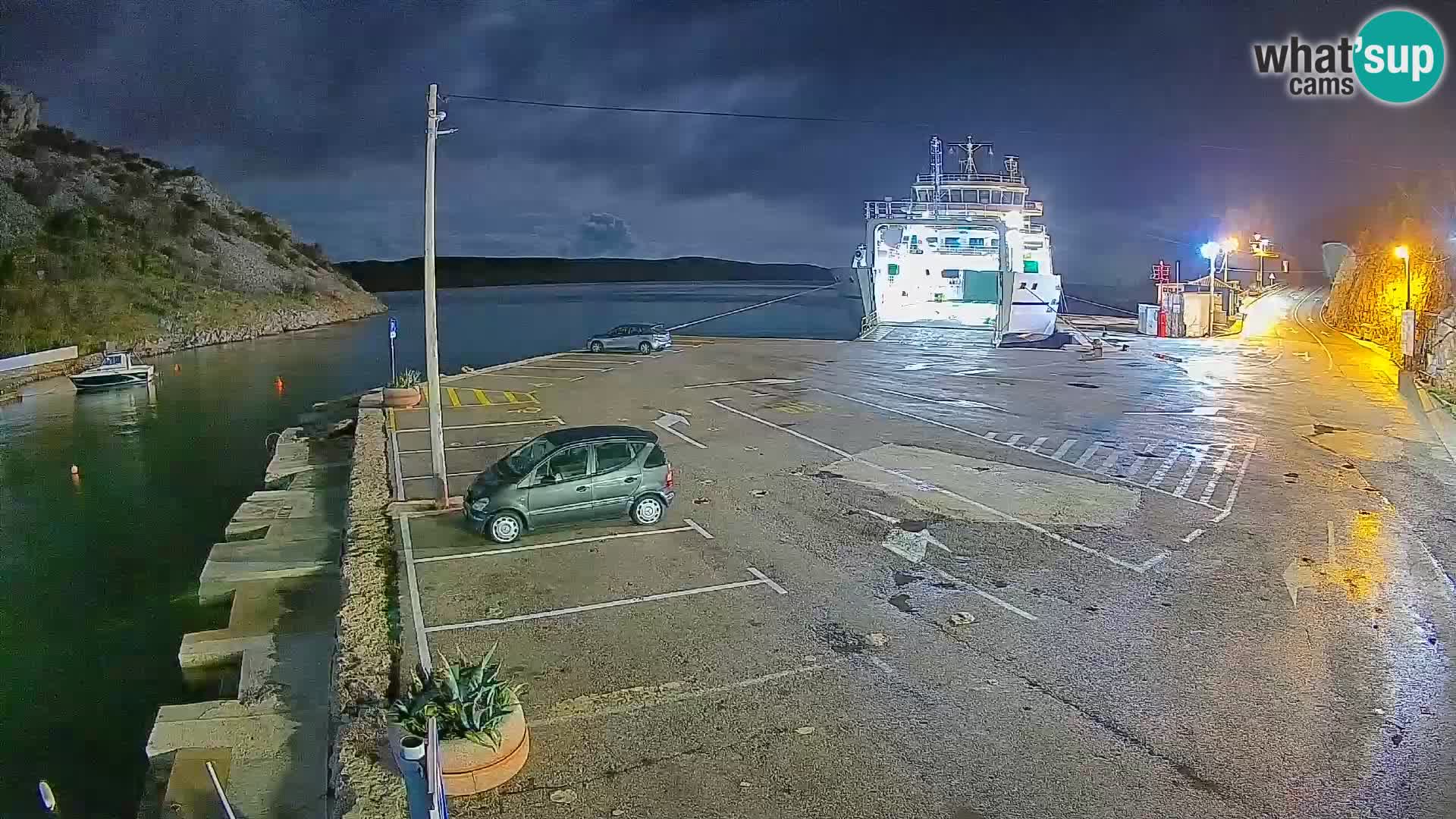 Webcam porto traghetti di Prizna – per l’isola di Pag