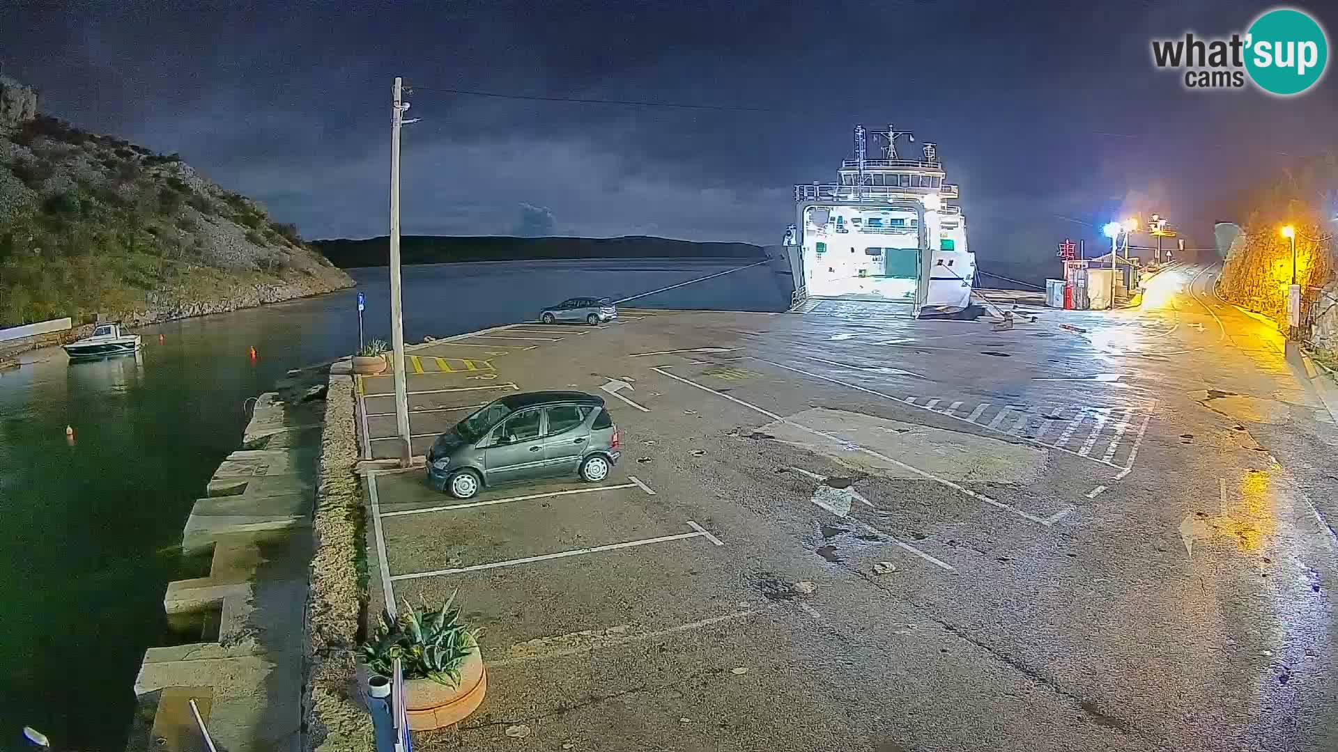 Webcam porto traghetti di Prizna – per l’isola di Pag