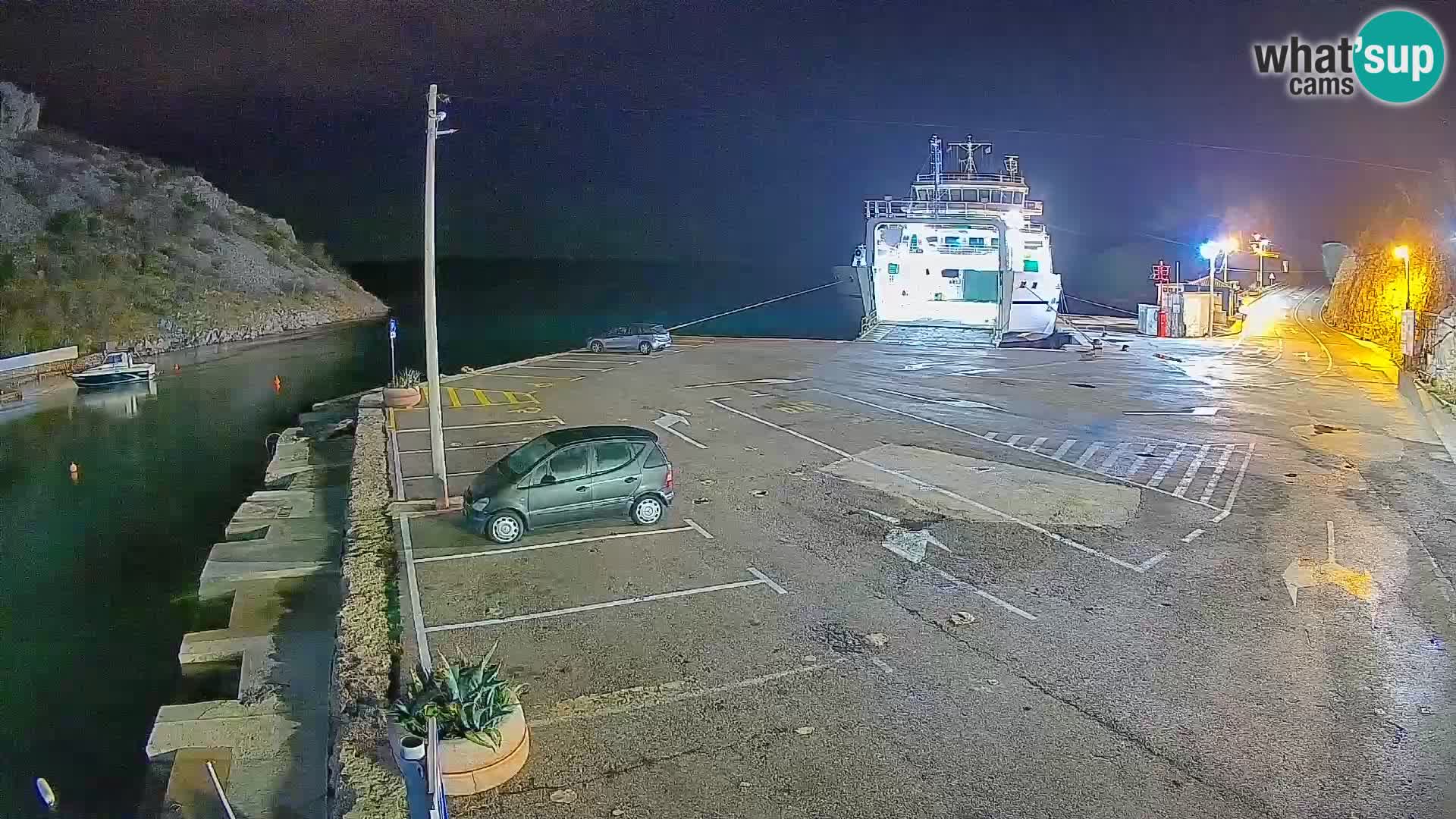 Webcam porto traghetti di Prizna – per l’isola di Pag