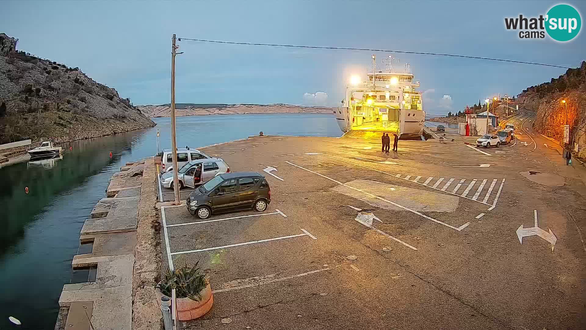 Webcam porto traghetti di Prizna – per l’isola di Pag