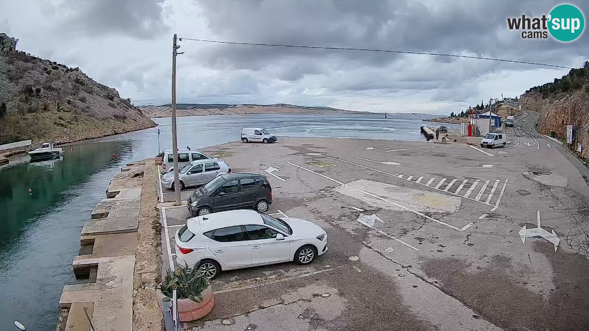 Webcam porto traghetti di Prizna – per l’isola di Pag