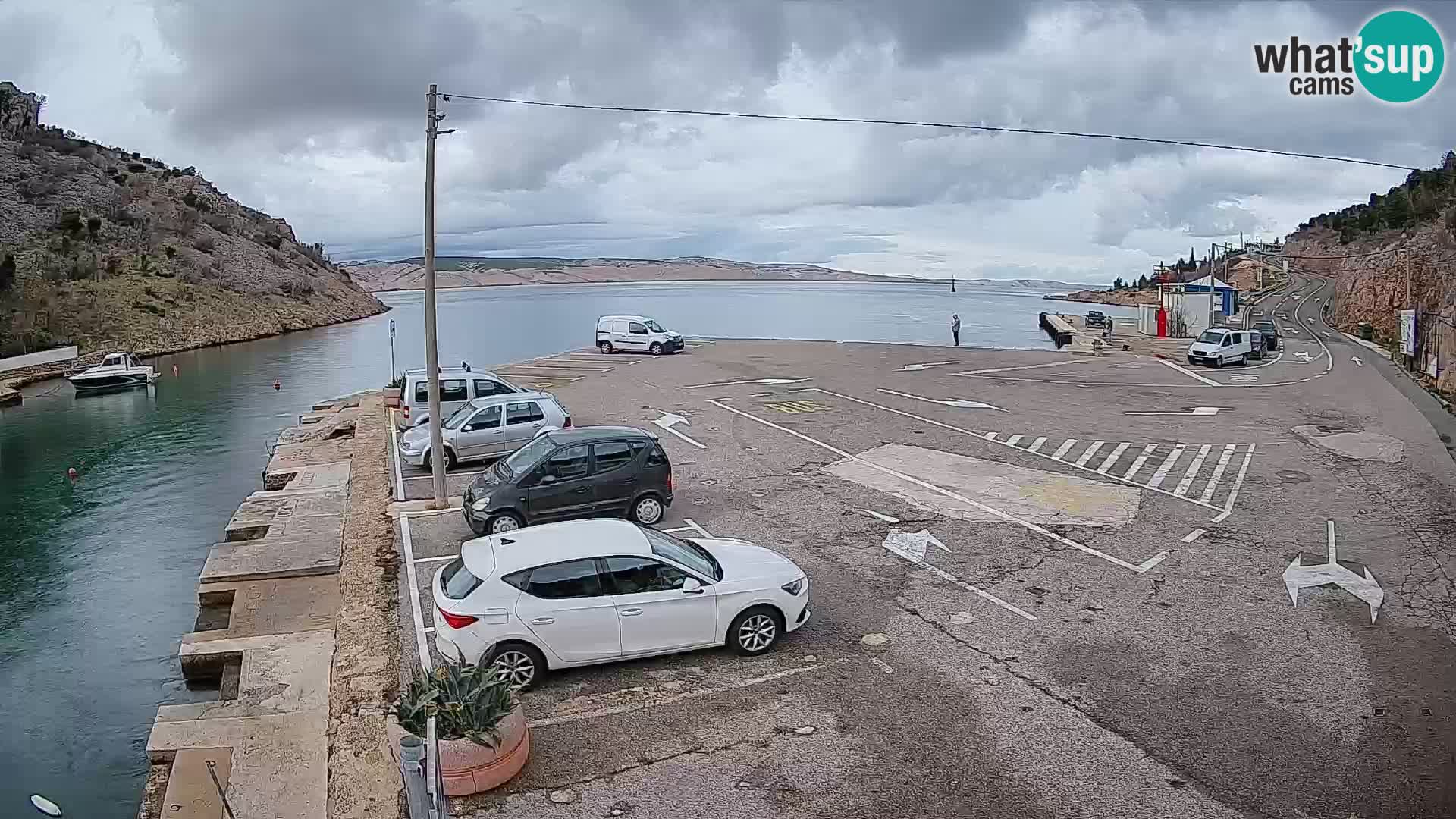 Webcam porto traghetti di Prizna – per l’isola di Pag