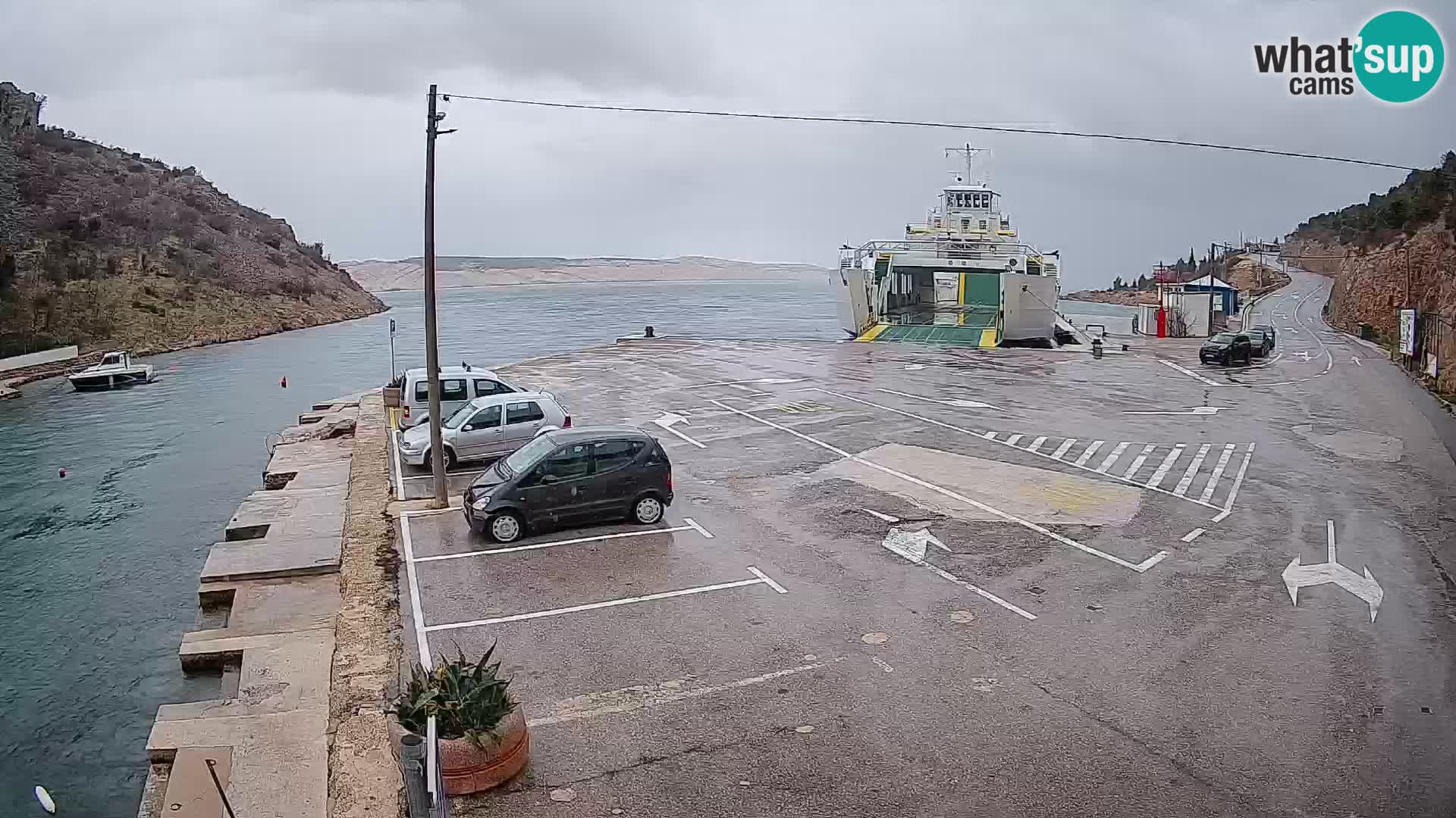 Webcam porto traghetti di Prizna – per l’isola di Pag