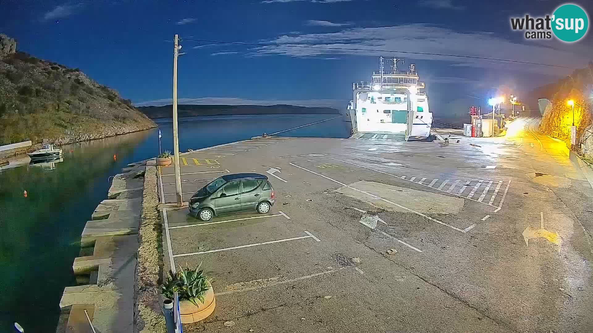 Webcam porto traghetti di Prizna – per l’isola di Pag