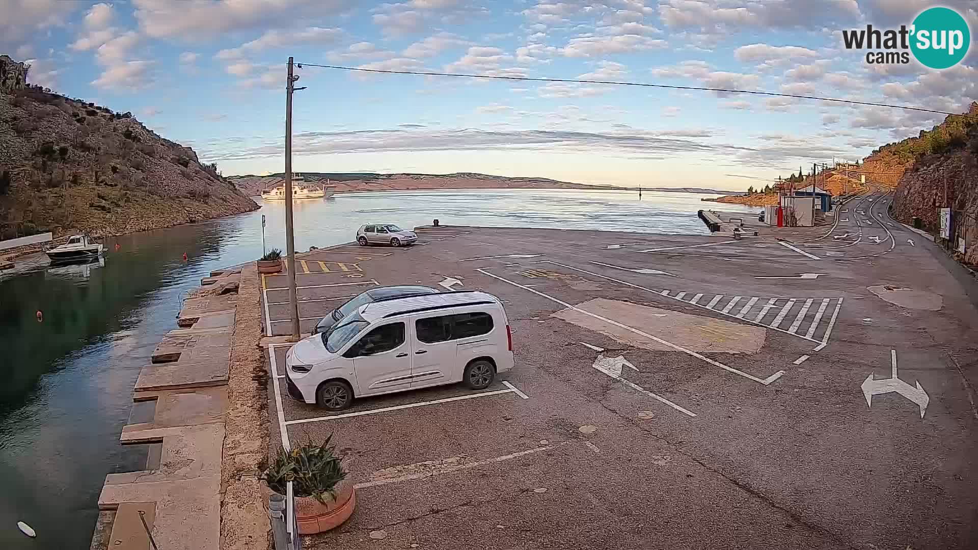 Webcam porto traghetti di Prizna – per l’isola di Pag