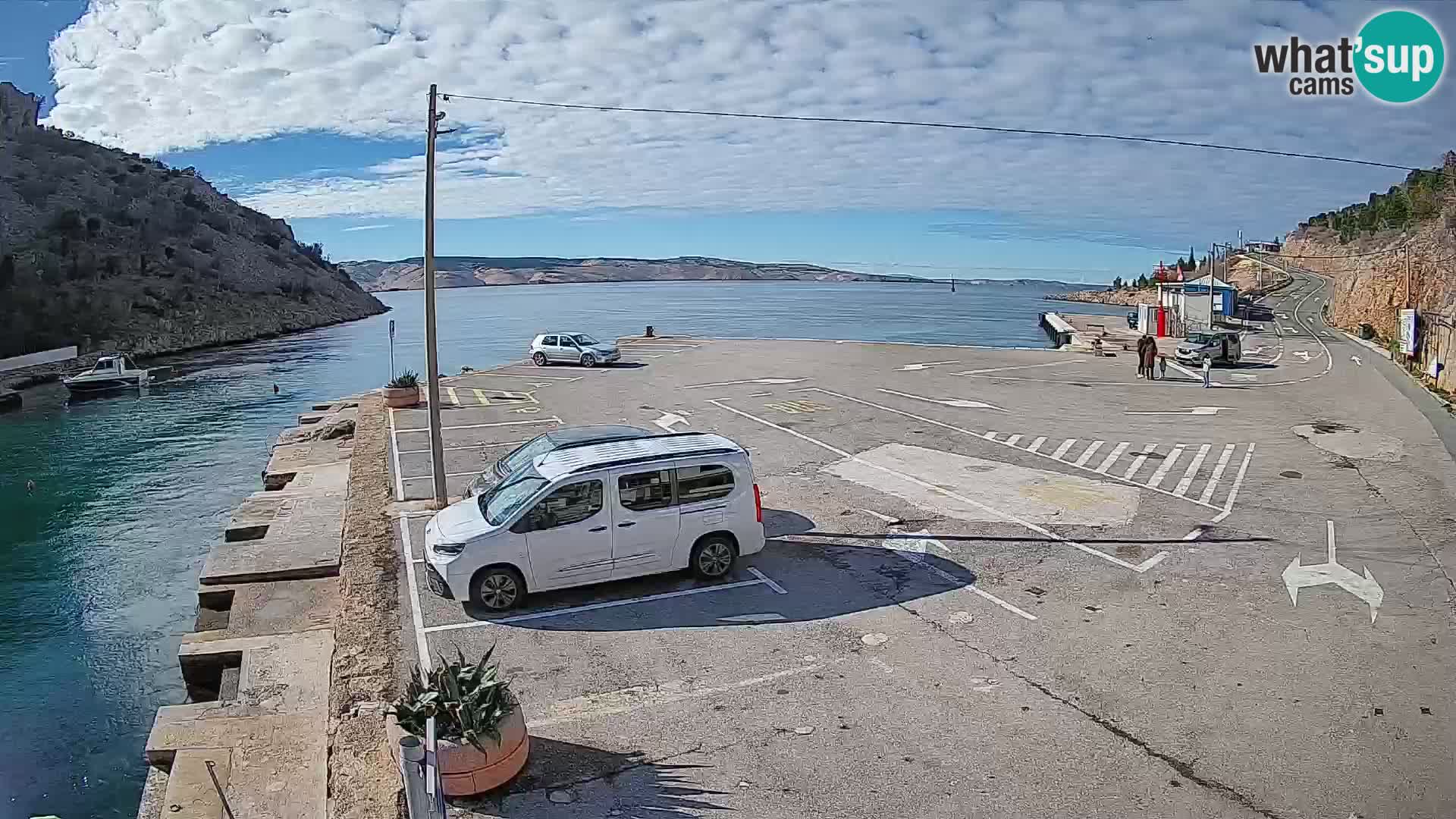 Webcam porto traghetti di Prizna – per l’isola di Pag