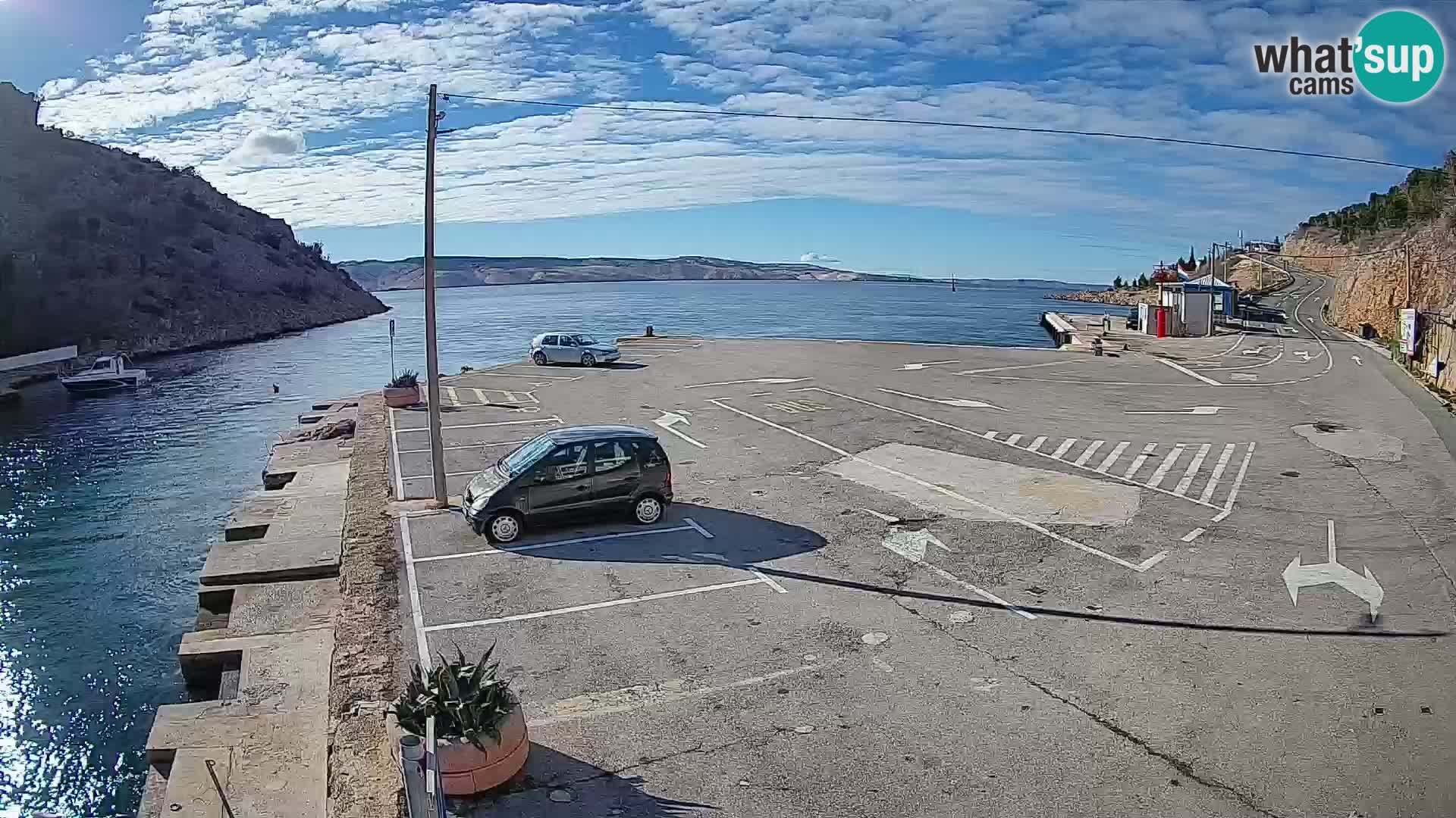 Webcam porto traghetti di Prizna – per l’isola di Pag