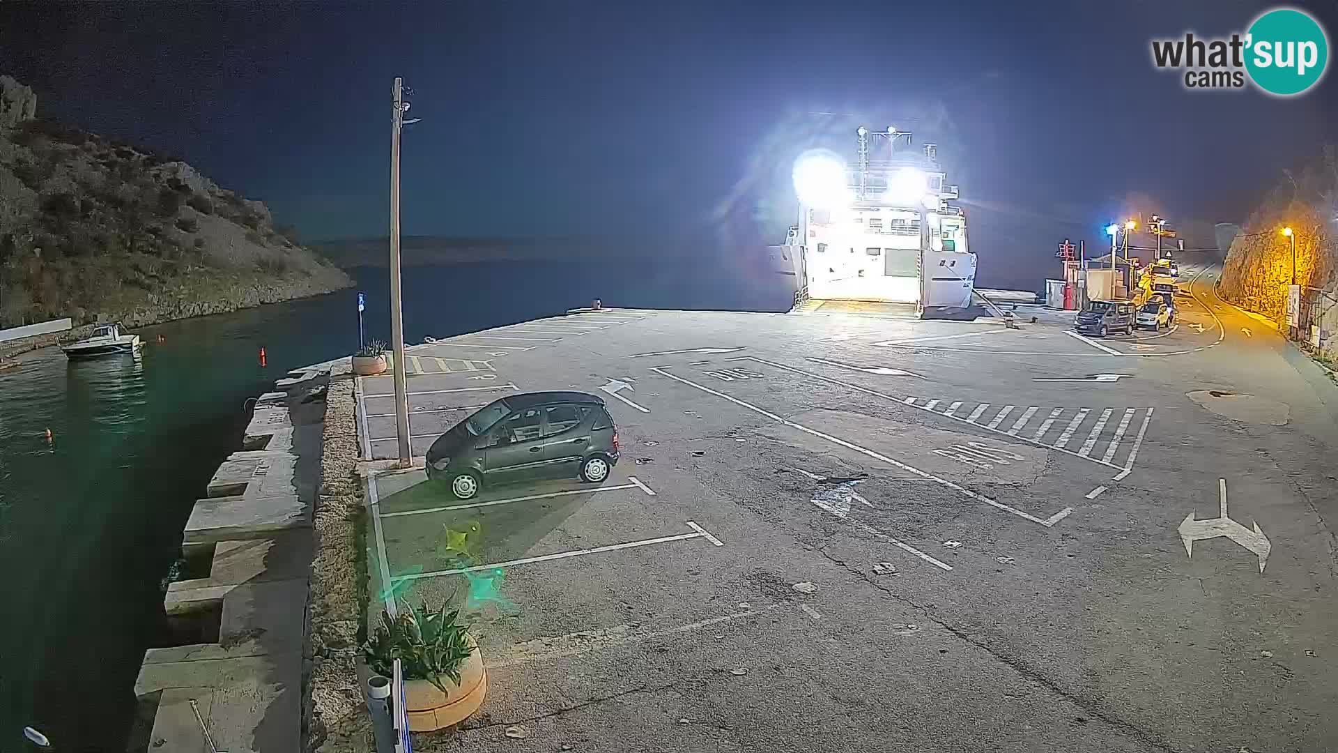 Webcam porto traghetti di Prizna – per l’isola di Pag