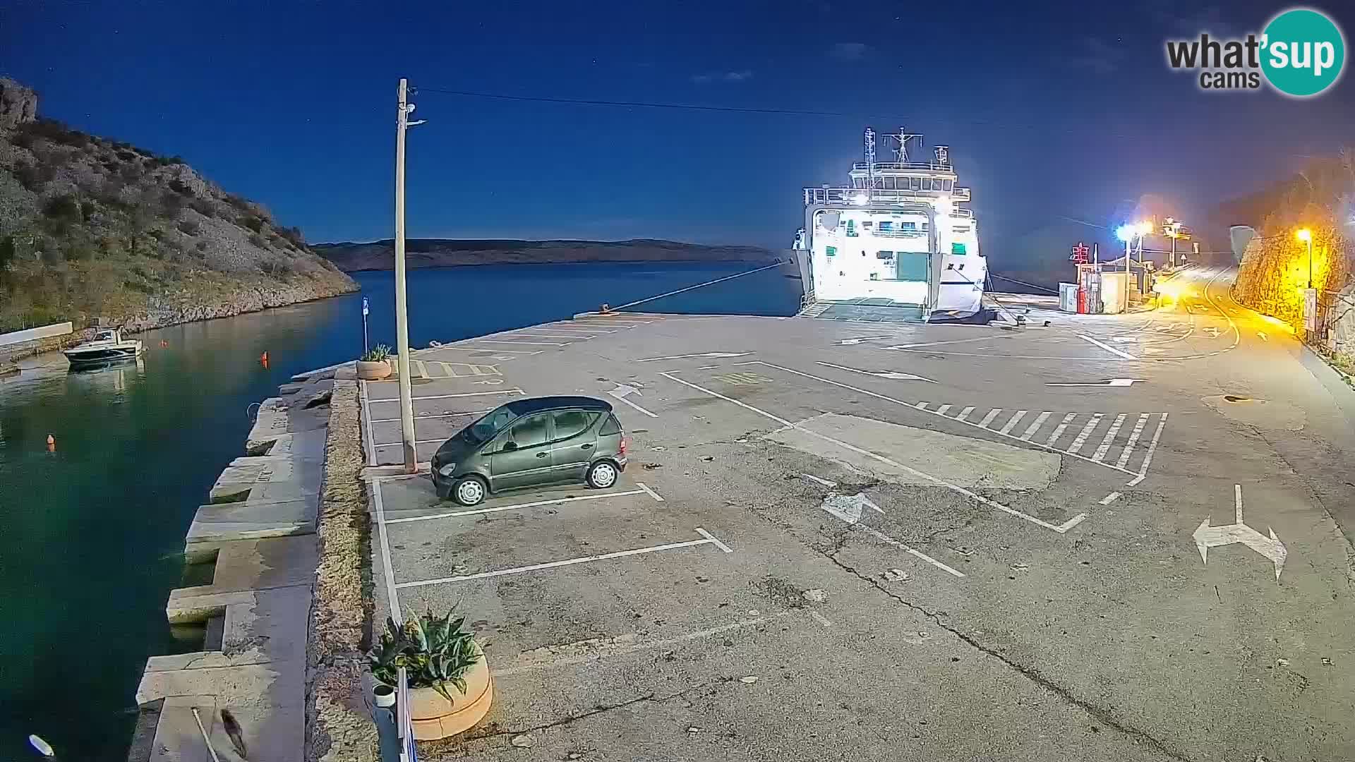 Webcam porto traghetti di Prizna – per l’isola di Pag