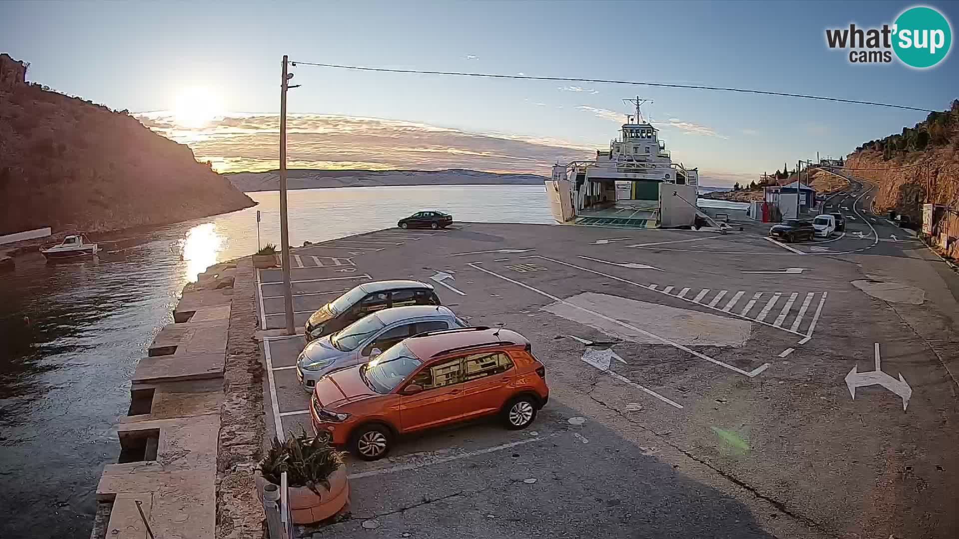 Webcam porto traghetti di Prizna – per l’isola di Pag