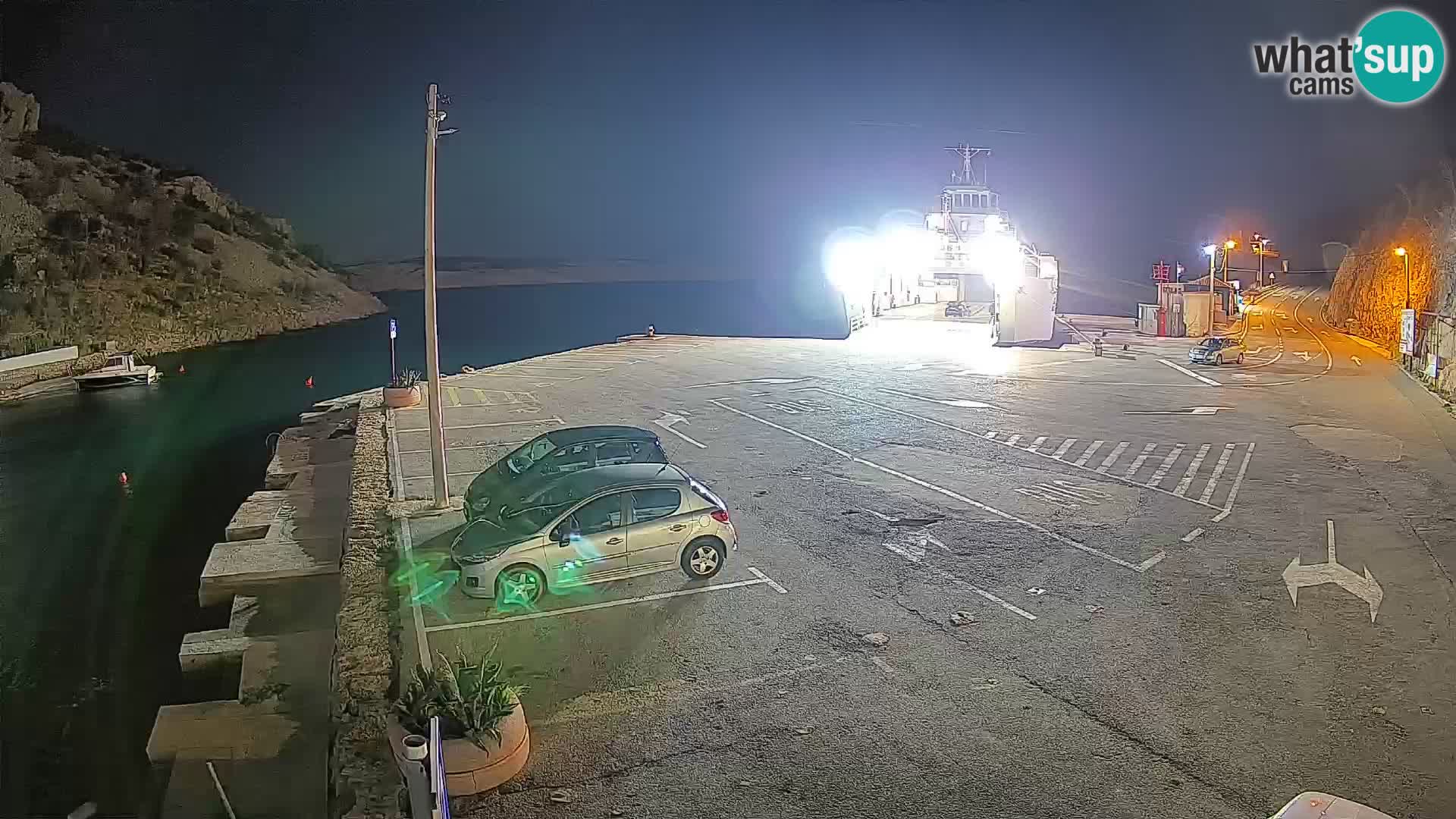 Webcam porto traghetti di Prizna – per l’isola di Pag