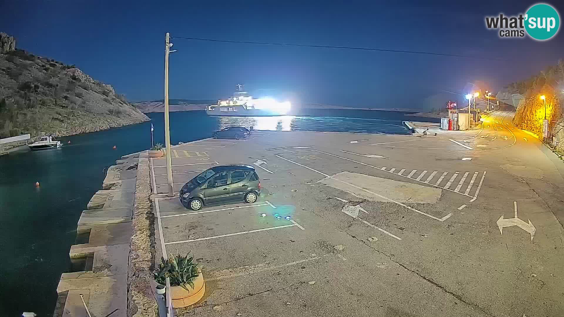 Webcam porto traghetti di Prizna – per l’isola di Pag