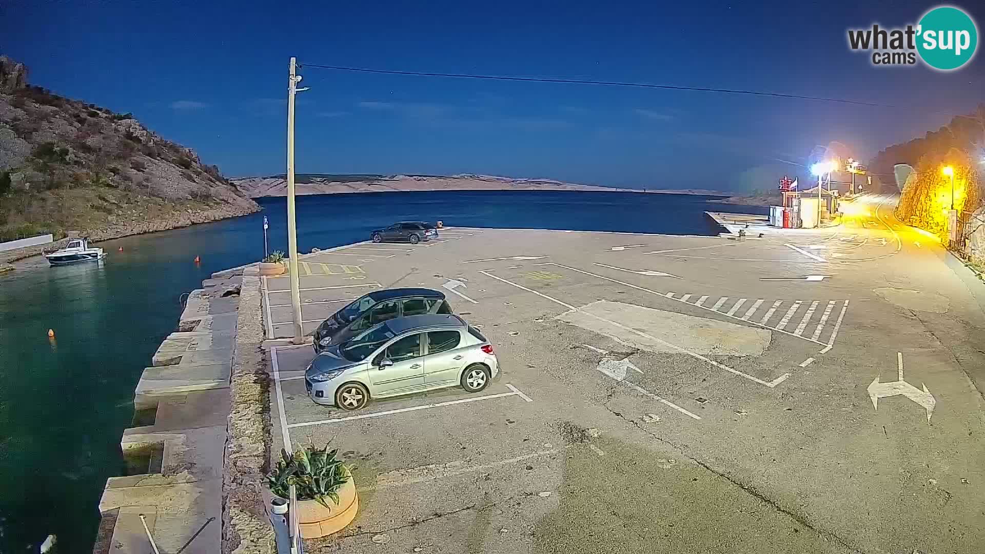 Webcam porto traghetti di Prizna – per l’isola di Pag