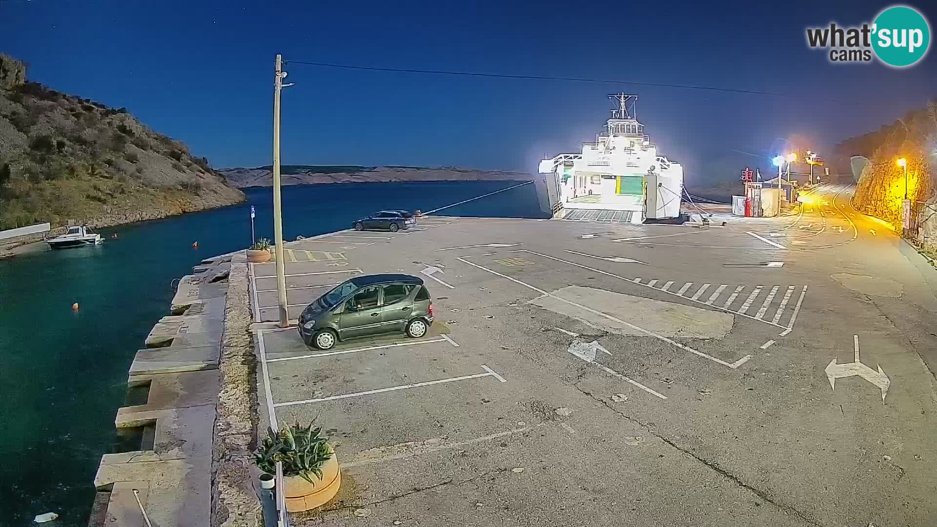Webcam porto traghetti di Prizna – per l’isola di Pag
