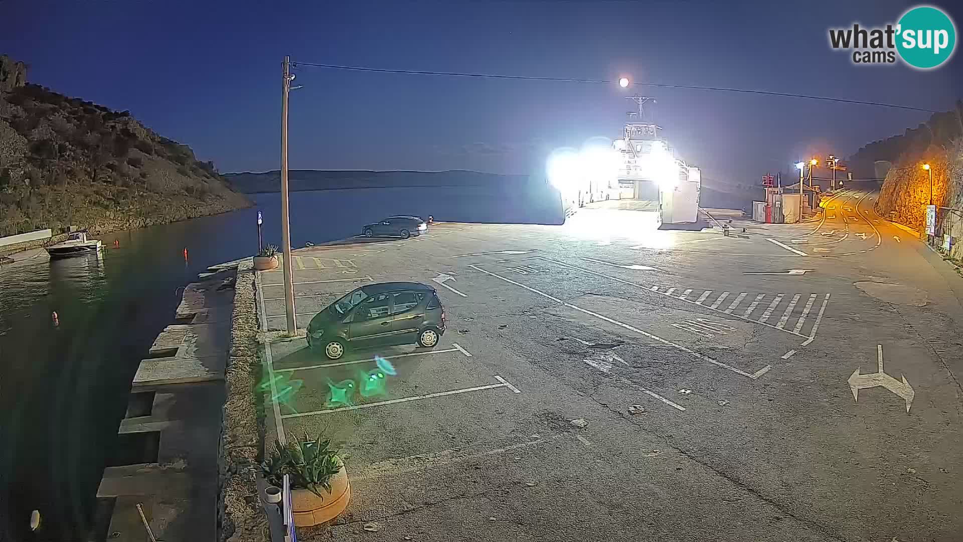 Webcam porto traghetti di Prizna – per l’isola di Pag