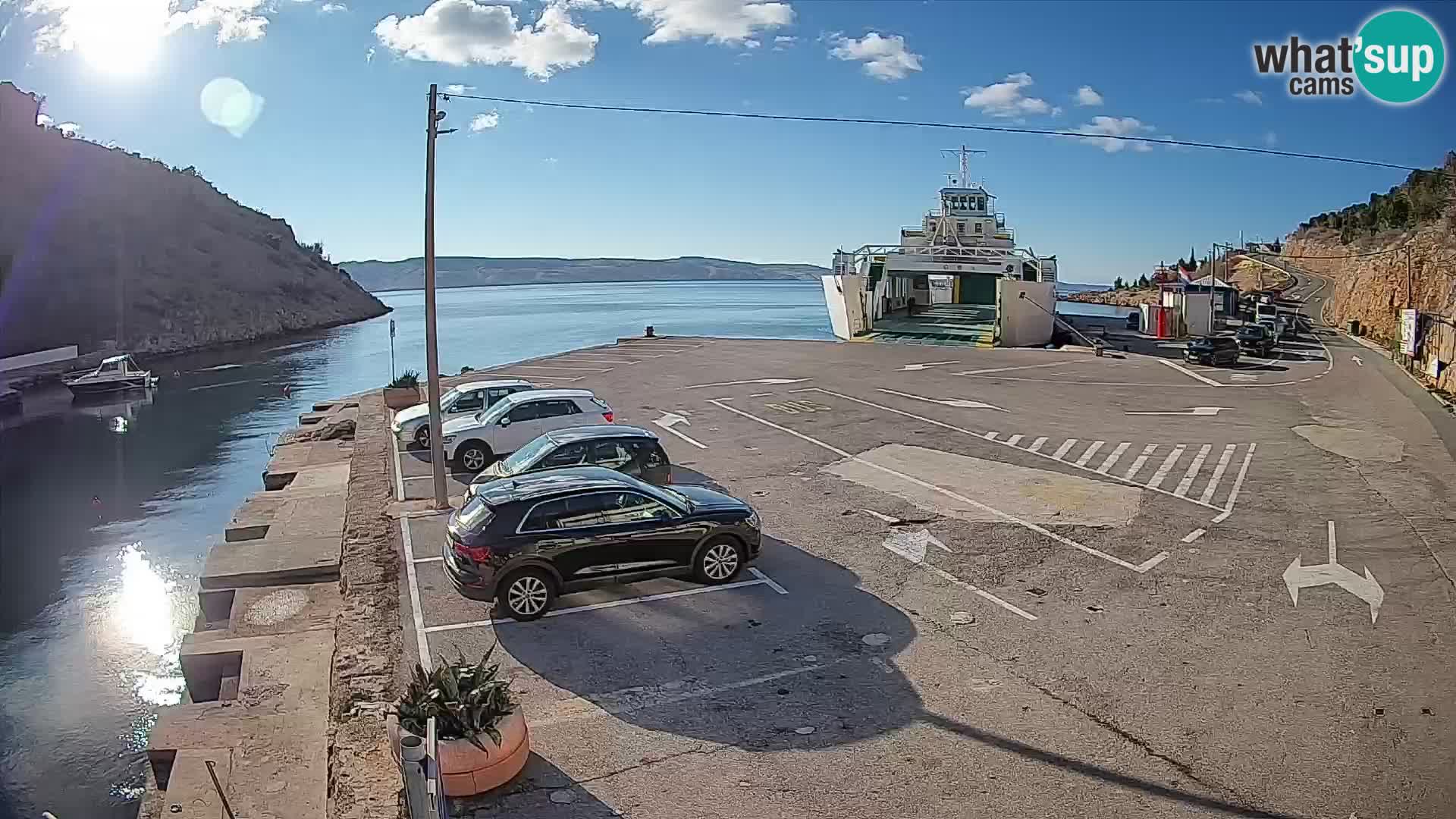 Webcam porto traghetti di Prizna – per l’isola di Pag