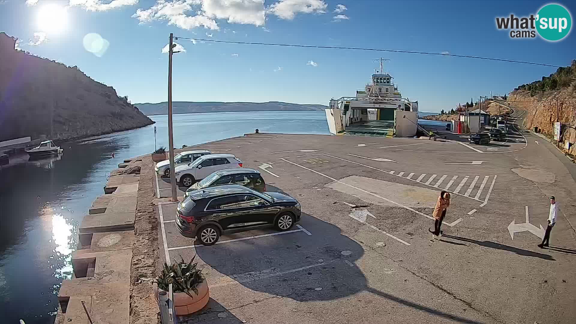 Webcam porto traghetti di Prizna – per l’isola di Pag