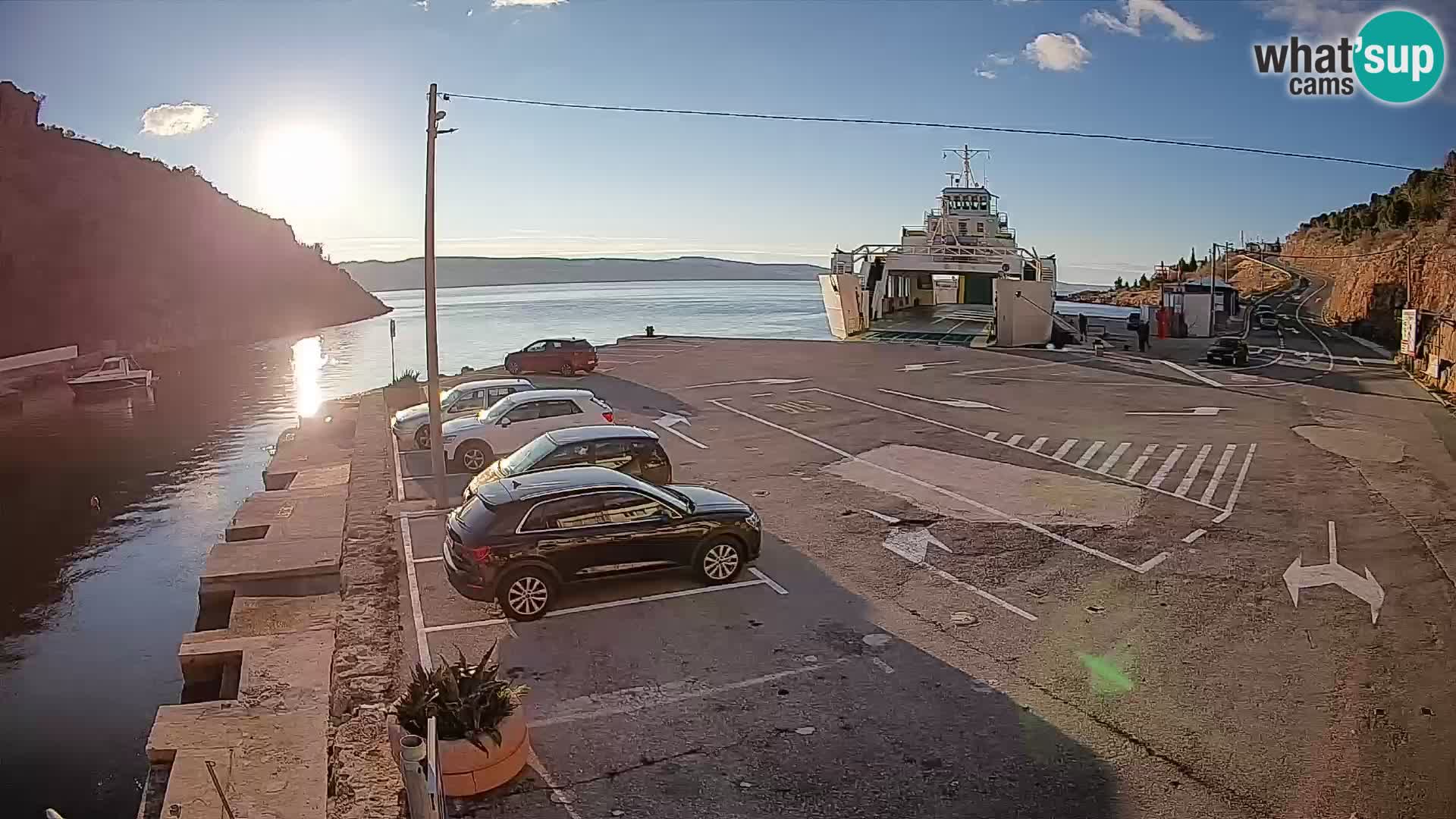 Webcam porto traghetti di Prizna – per l’isola di Pag