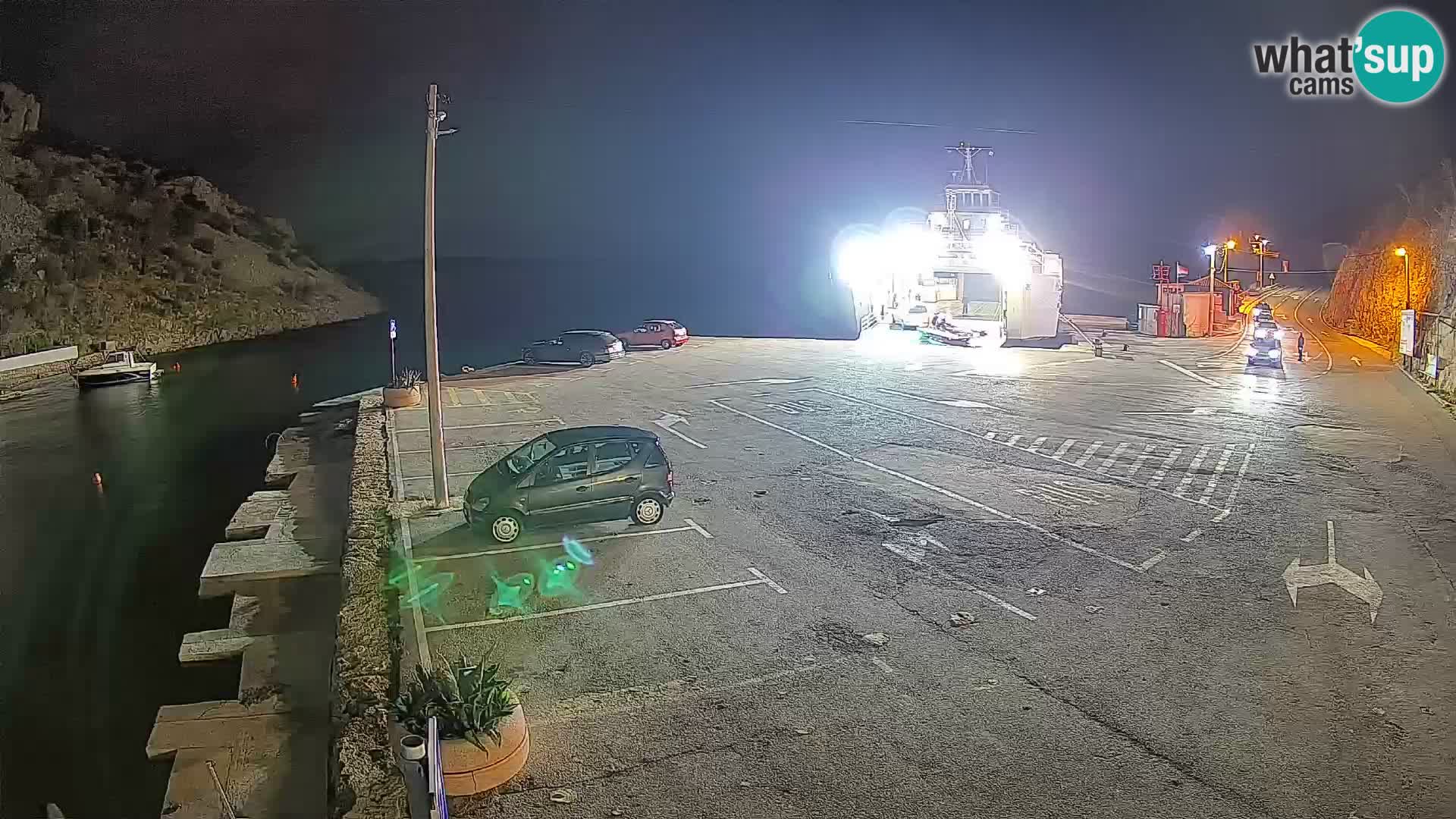 Webcam porto traghetti di Prizna – per l’isola di Pag