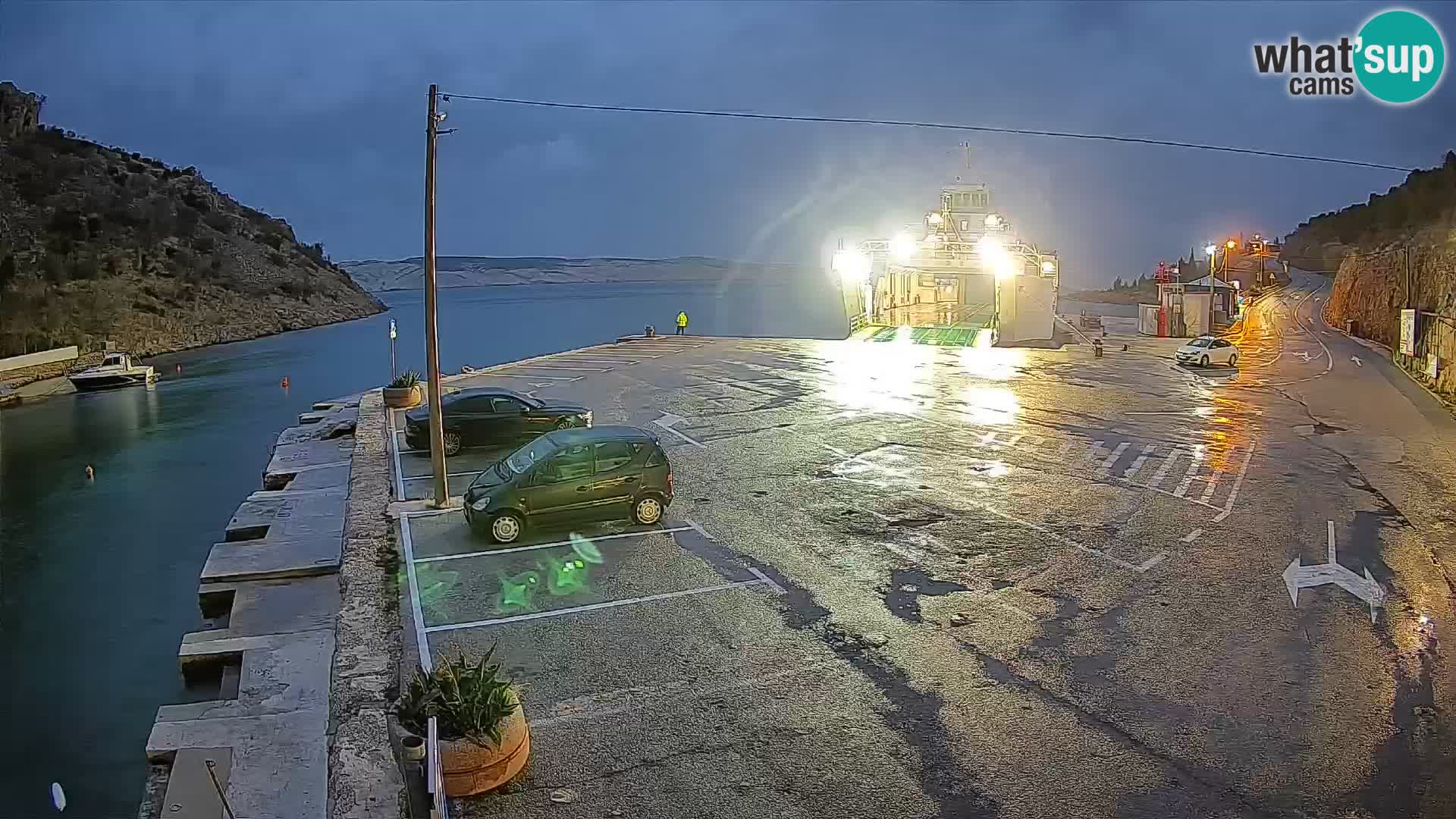 Webcam porto traghetti di Prizna – per l’isola di Pag