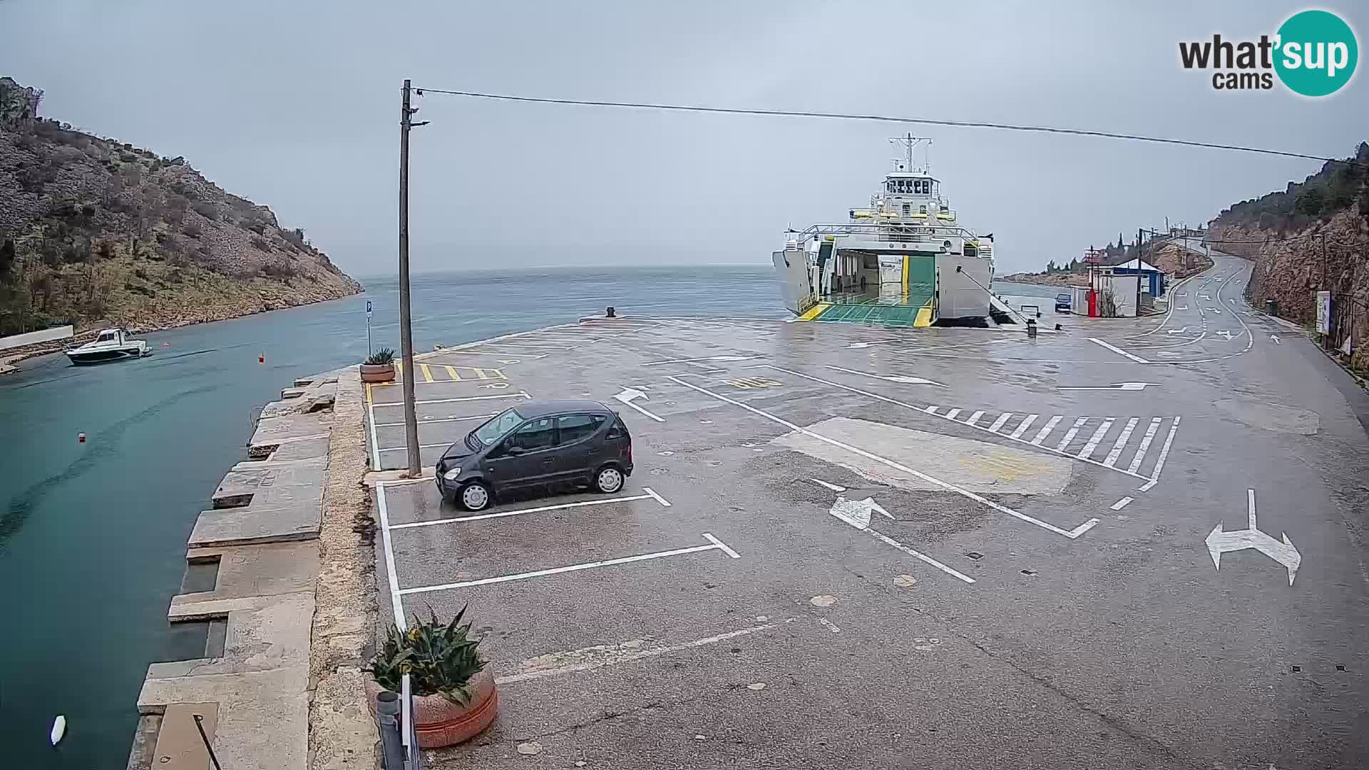 Webcam porto traghetti di Prizna – per l’isola di Pag