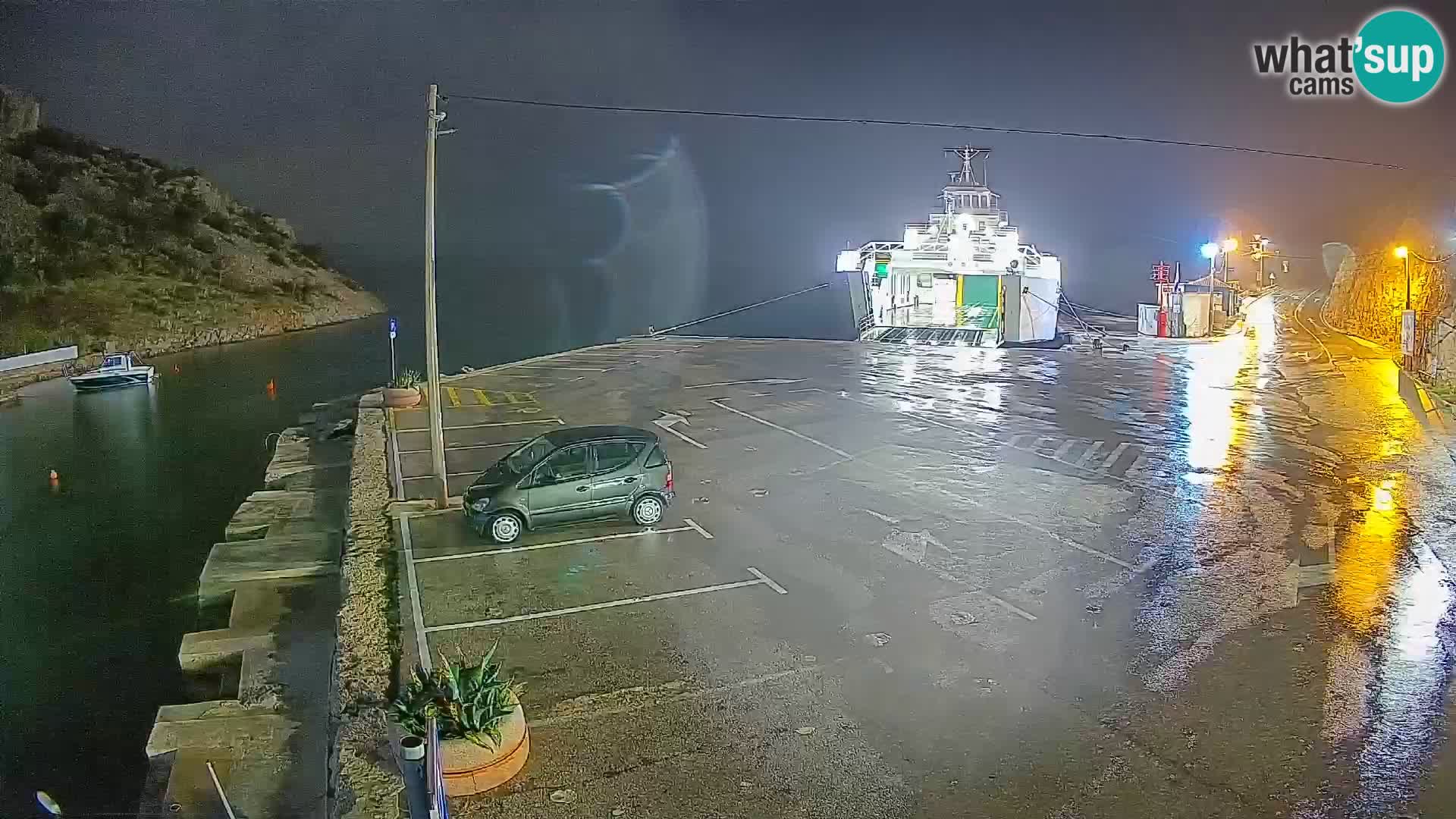 Webcam porto traghetti di Prizna – per l’isola di Pag