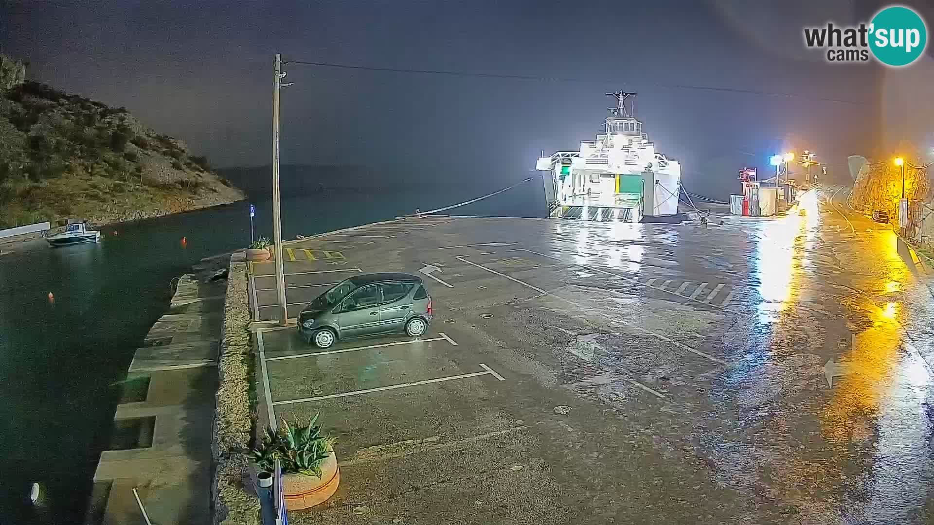 Webcam porto traghetti di Prizna – per l’isola di Pag