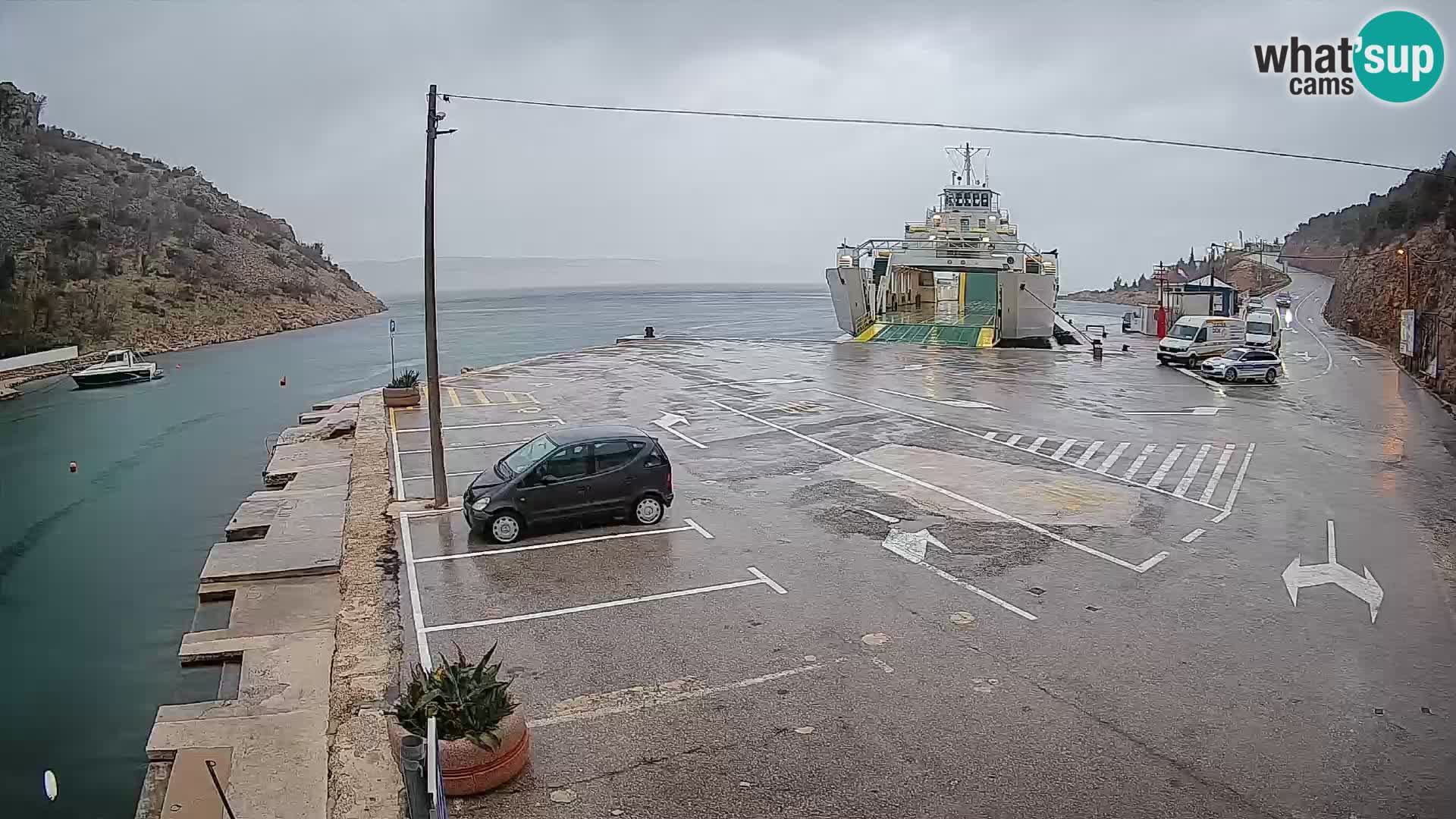 Webcam porto traghetti di Prizna – per l’isola di Pag
