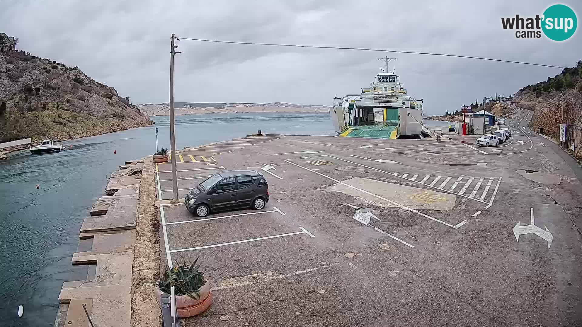 Webcam porto traghetti di Prizna – per l’isola di Pag