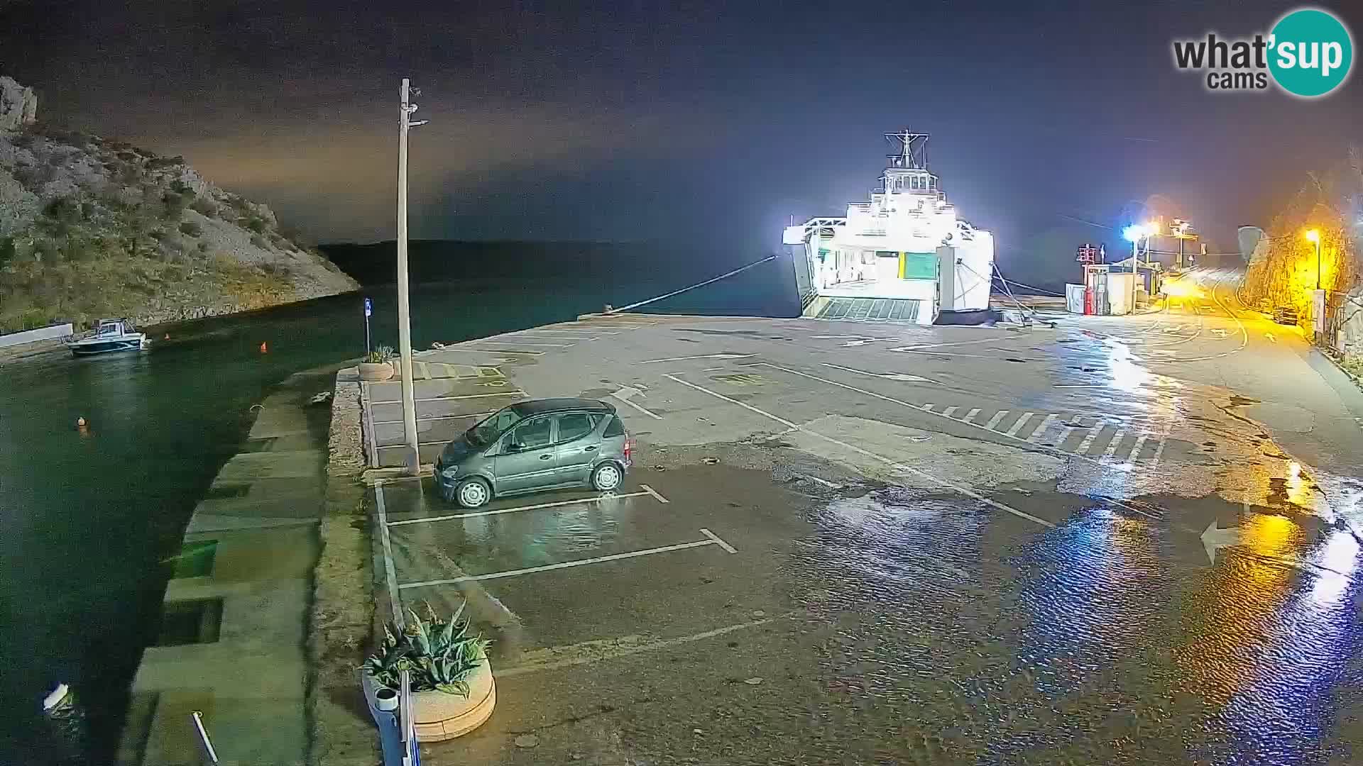 Webcam porto traghetti di Prizna – per l’isola di Pag