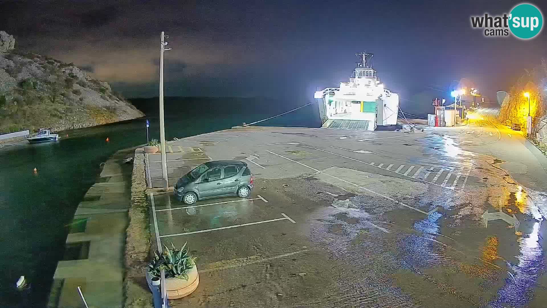 Webcam porto traghetti di Prizna – per l’isola di Pag