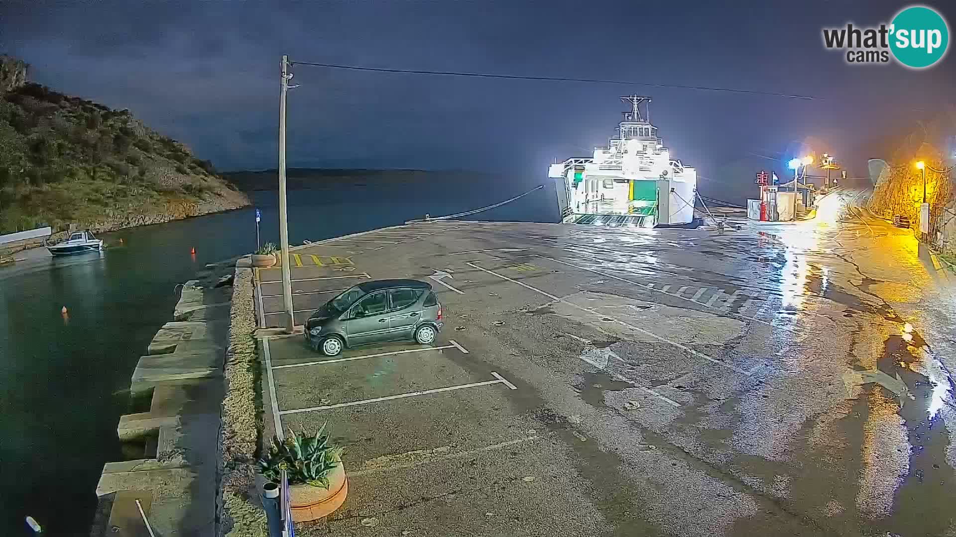 Webcam porto traghetti di Prizna – per l’isola di Pag
