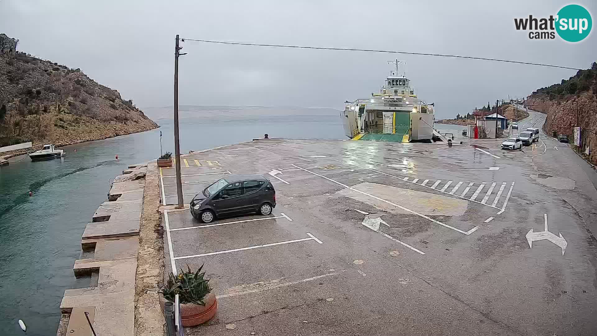 Webcam porto traghetti di Prizna – per l’isola di Pag