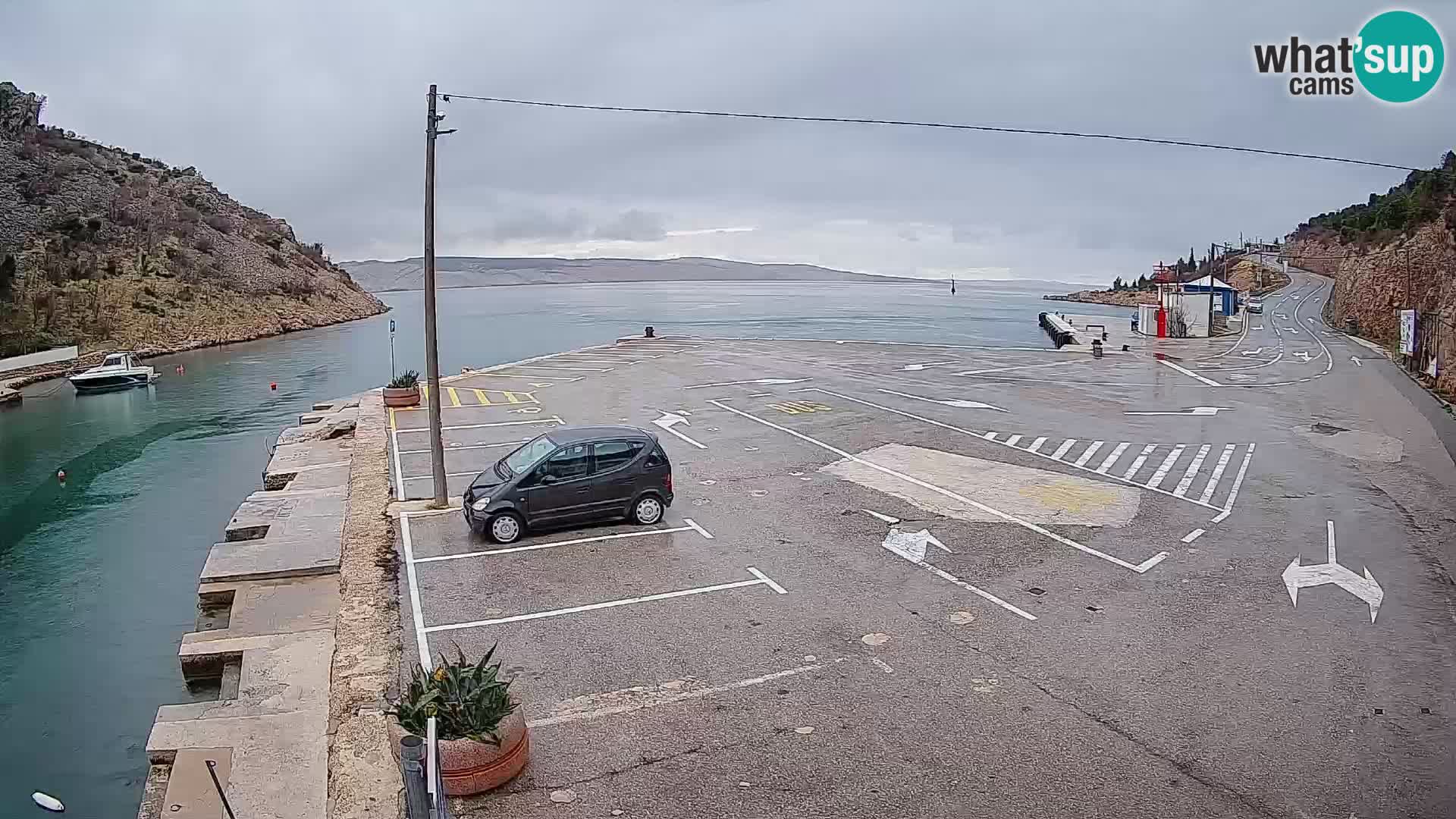 Webcam porto traghetti di Prizna – per l’isola di Pag