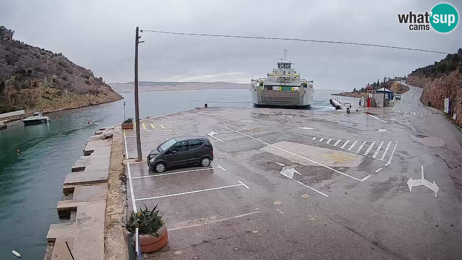Webcam porto traghetti di Prizna – per l’isola di Pag
